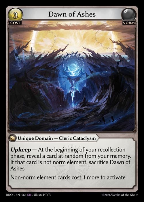 Dawn of Ashes / RDO-066 (SR)