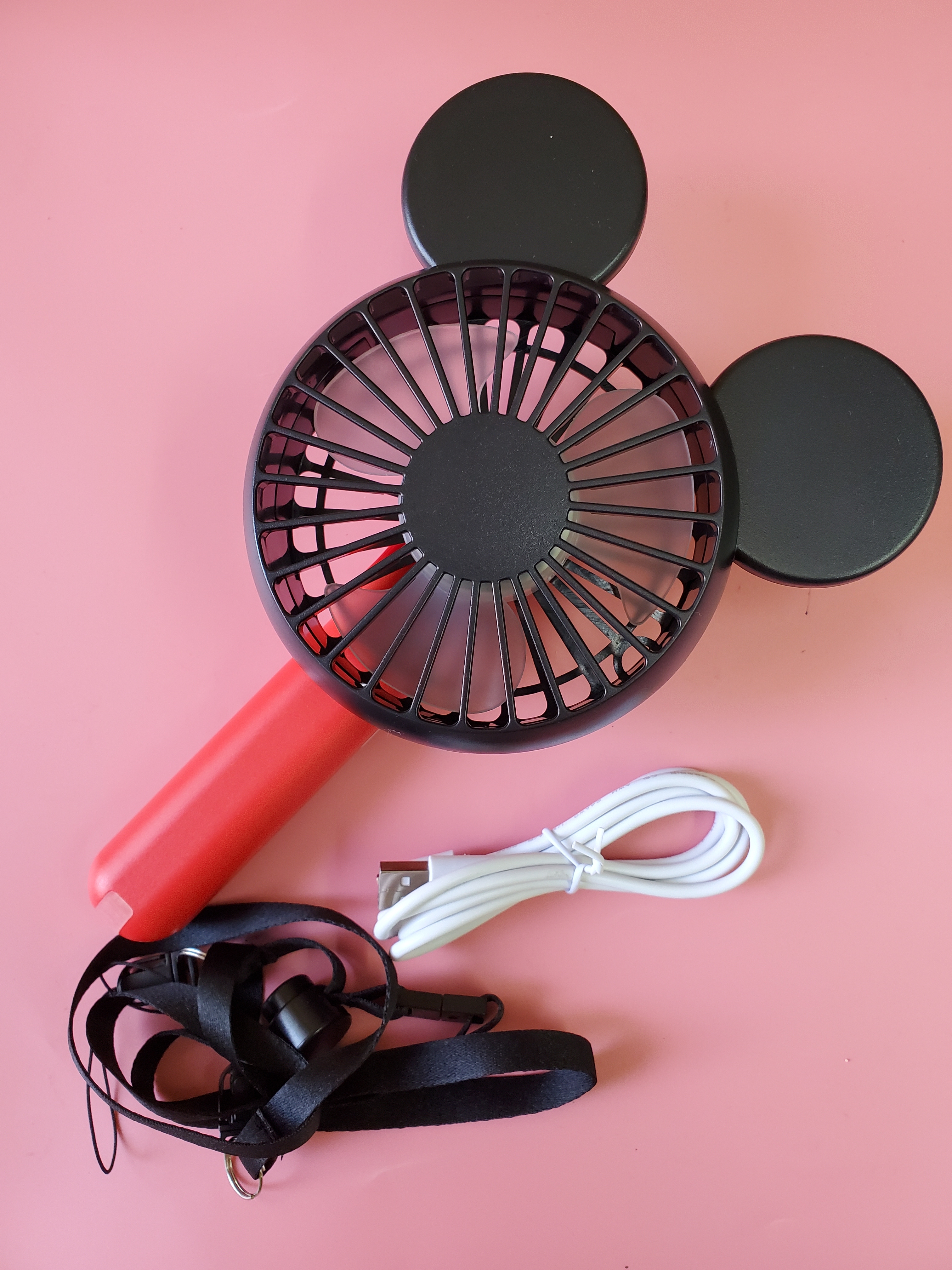 [現貨] [日本直送] 米奇 3 WAY USB手提風扇 {TF396339}