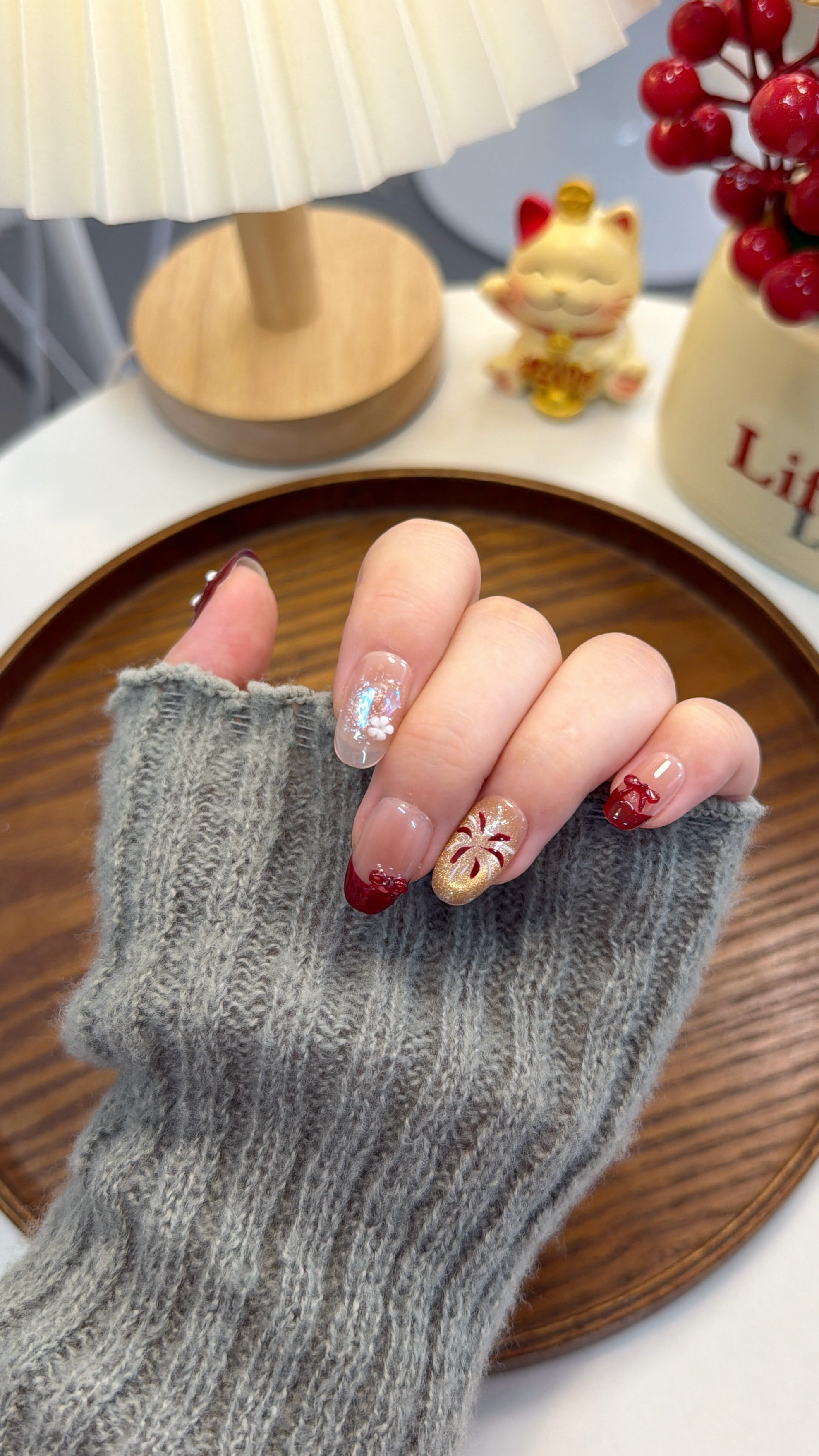 鸿运醒狮 短椭圆