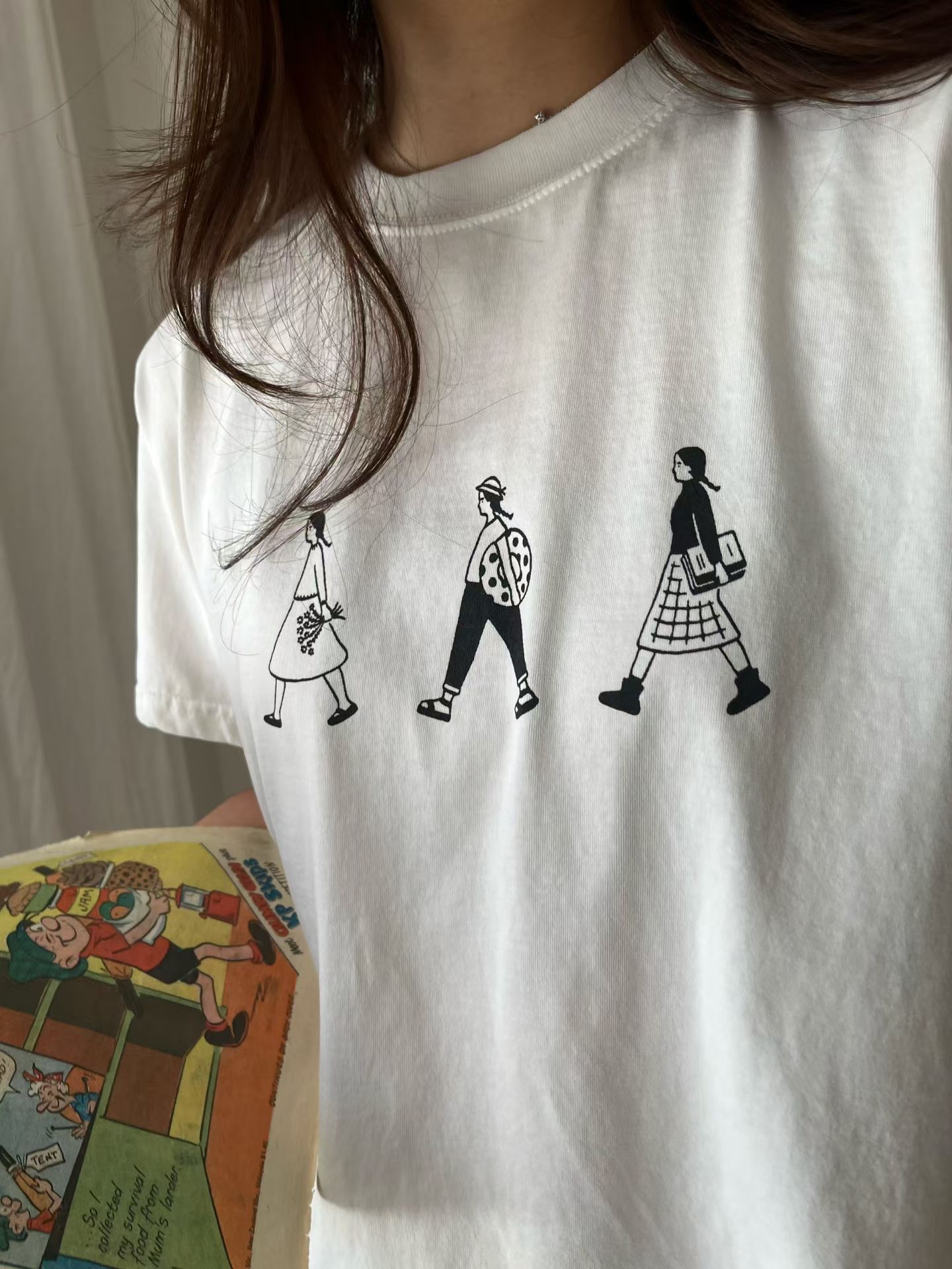 AT OS 3 girls pocket top