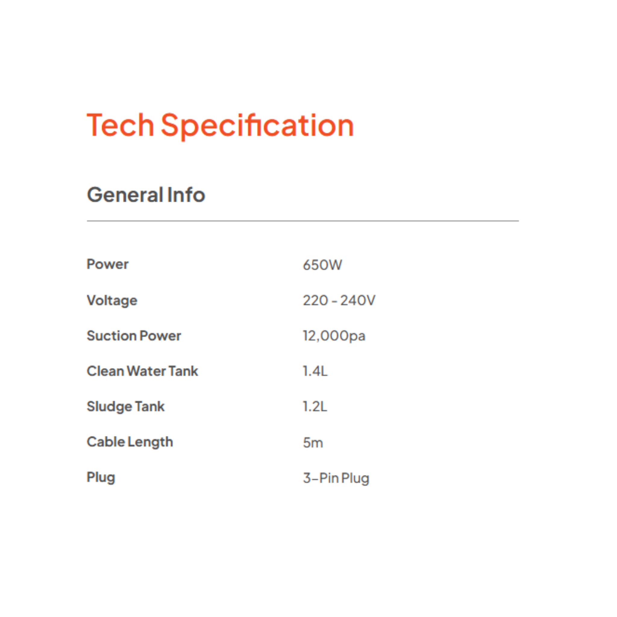 Russell Taylors 650W Dual Tank Spot Cleaner (SC10)