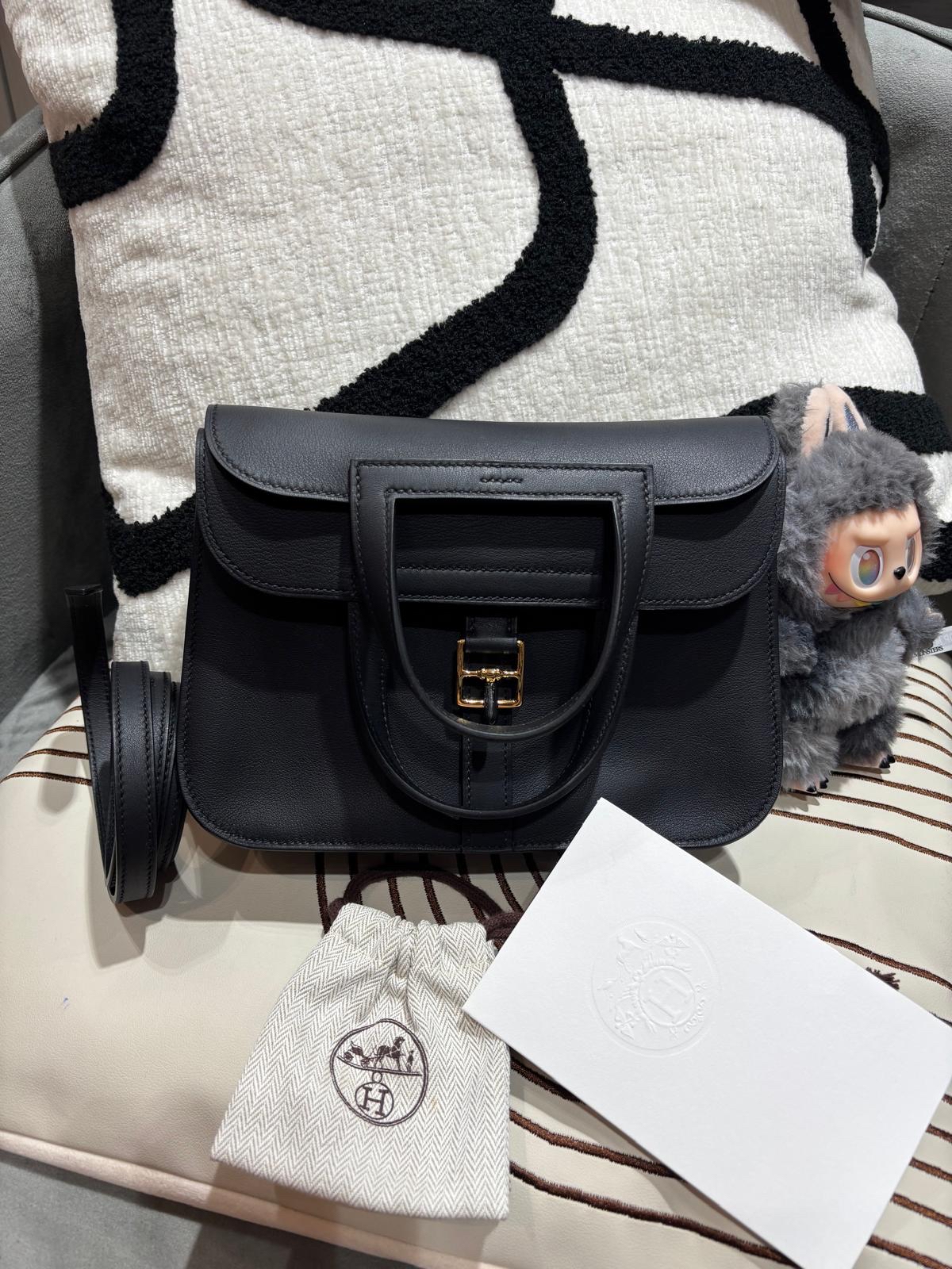  未使用品 Hermes mini halzan,黑金 STAMP K 100%Authentic,Unused 未使用品 ✅專門店收據✅防塵袋✅box
