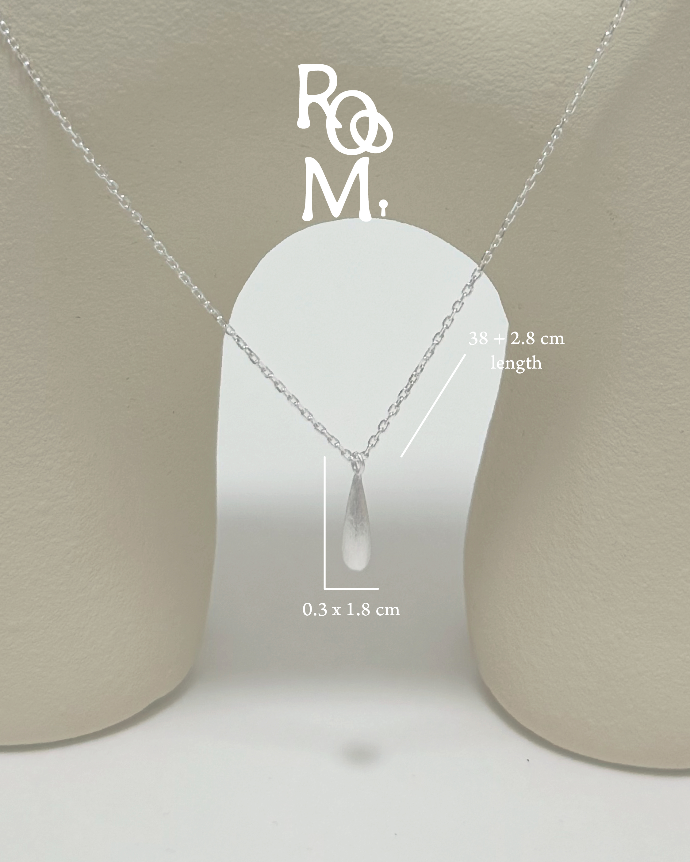 Sleek Teardrop Necklace