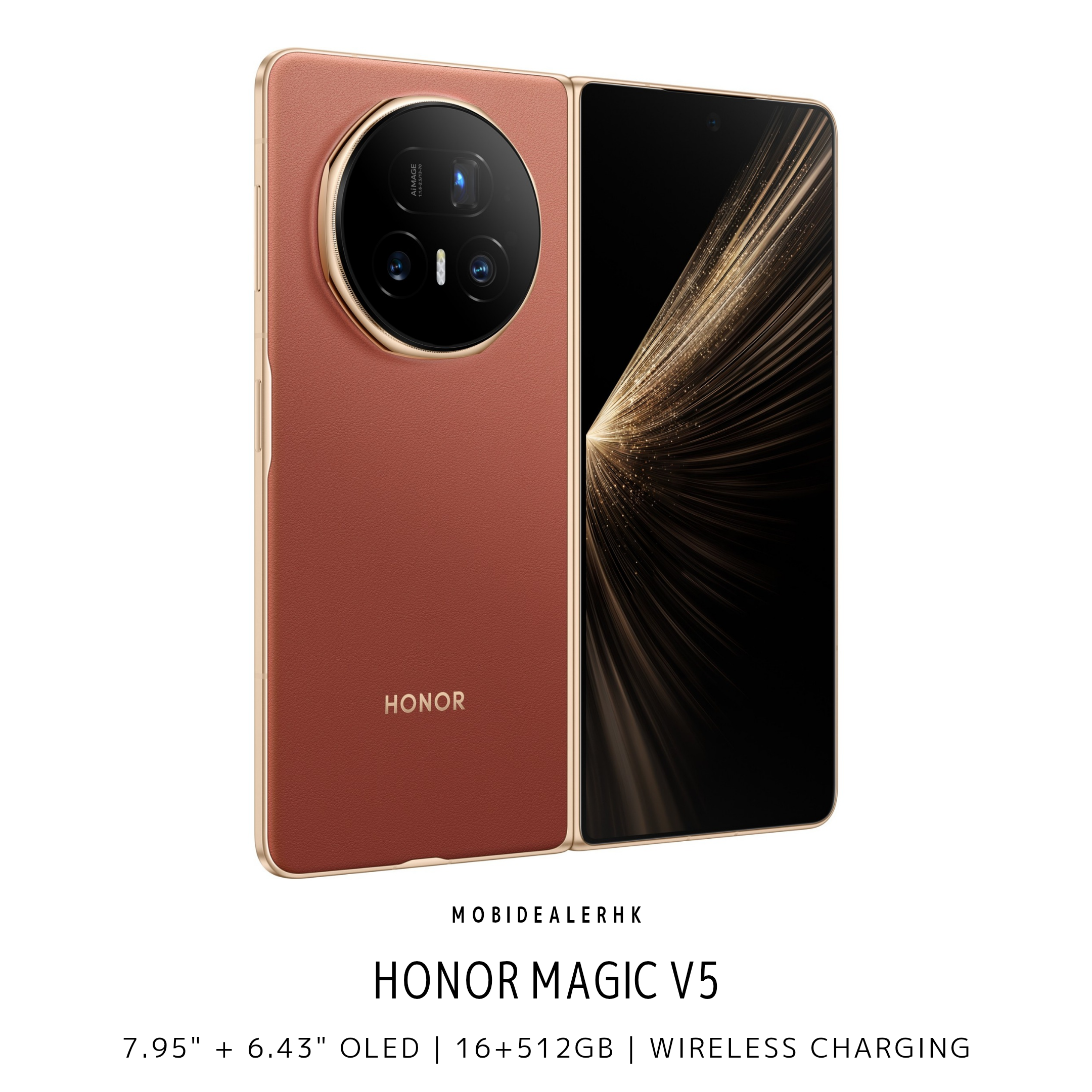 Honor Magic V5 | 榮耀 Magic V5 | 5G | 智能手機 | 摺疊手機 | 8.8mm 超薄 | 64MP 潛望長焦 | 5820mAh | 66W 快充