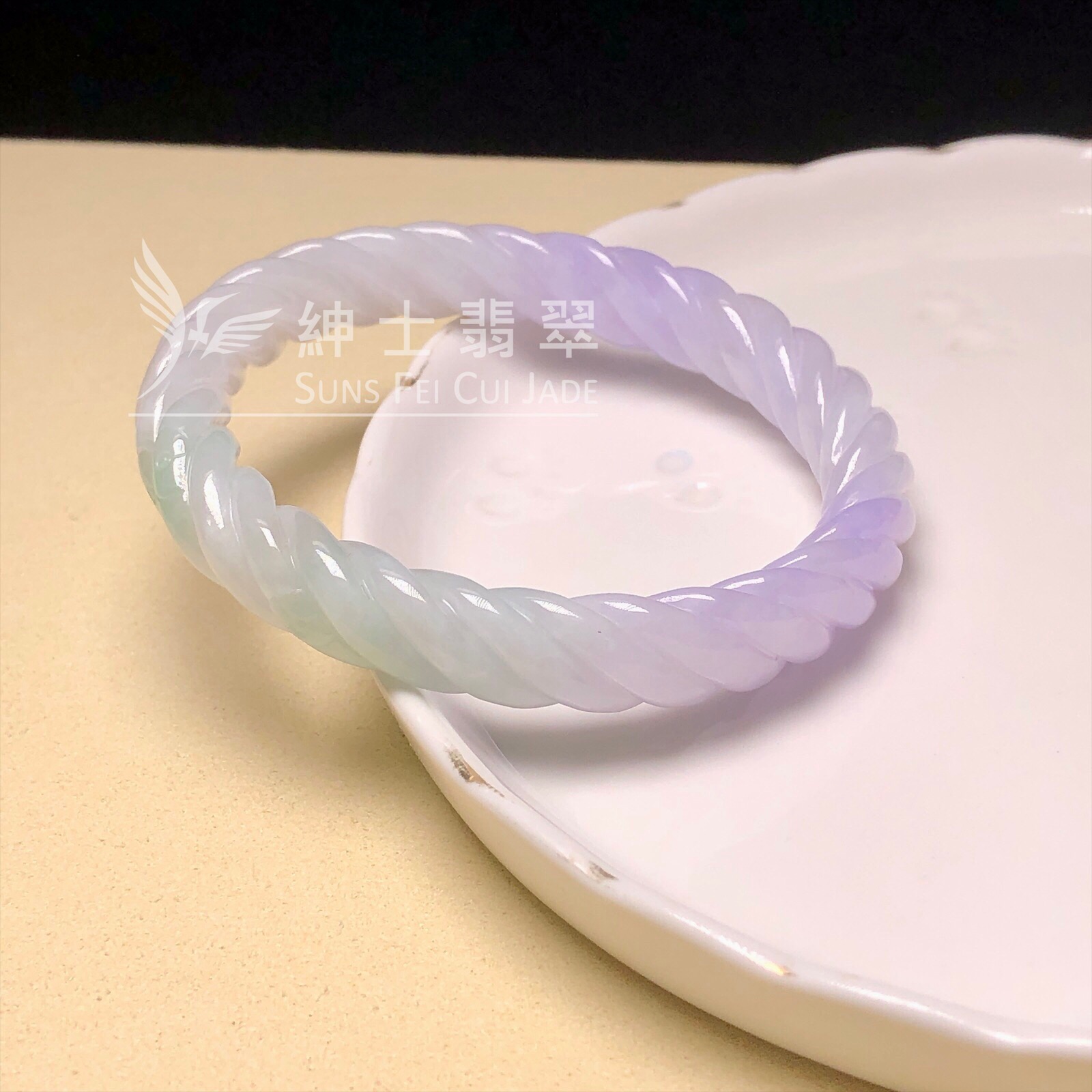 C06796 春彩扭紋鐲53.3mm