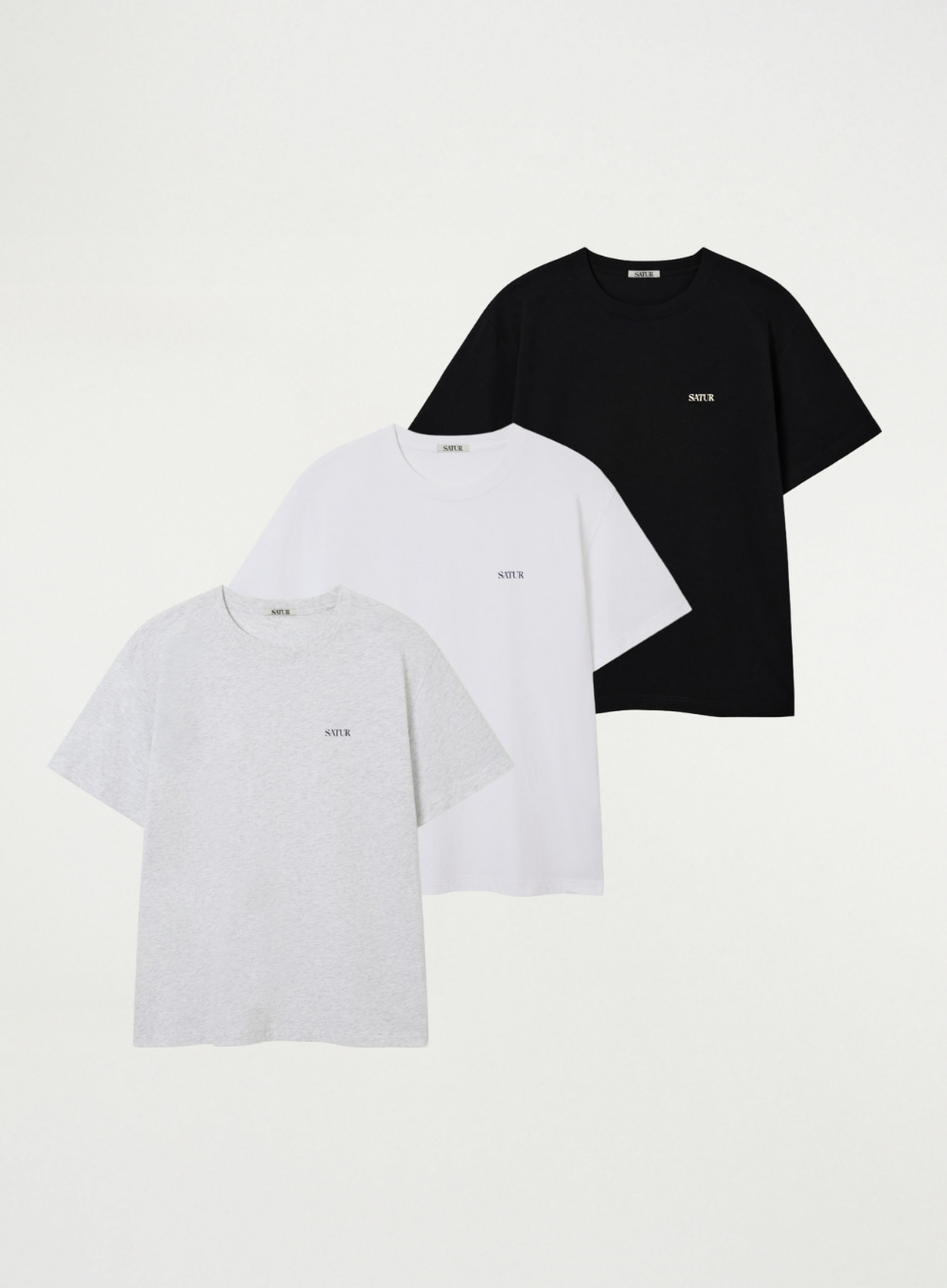 SATUR Essential T-shirt 3-Pack 