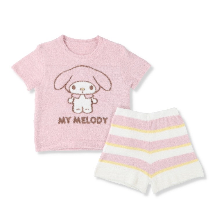 🇯🇵限量預訂 日本直送🇯🇵My Melody人物印花蓬鬆柔軟短袖家居服上下套裝