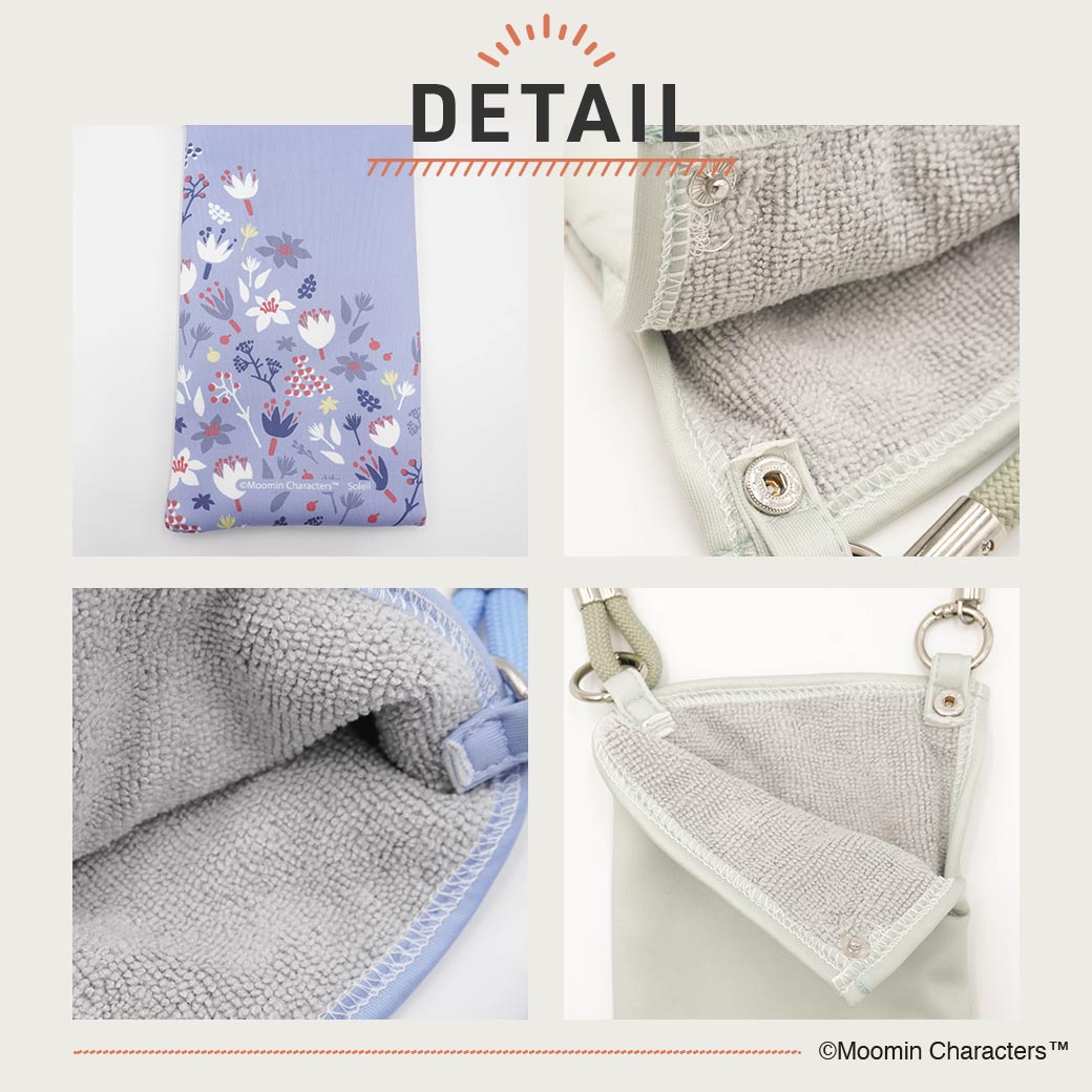 🆕【⭐訂購⭐】 🇯🇵日本直送 🌀#Moomin 多功能 吸水收納袋［2款選］🌀 [ELCD-0240][260415]