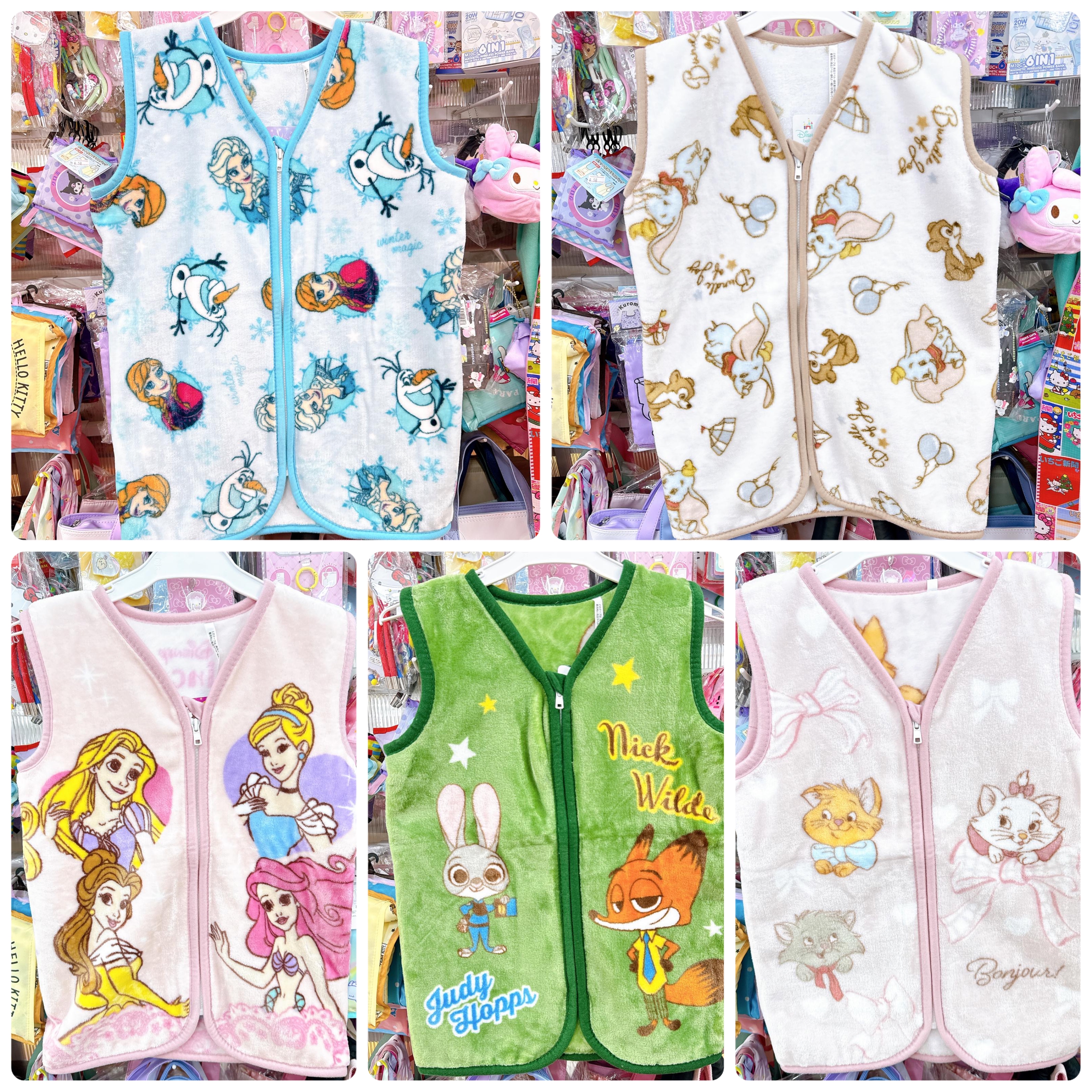 獨家登售！日本直送迪士尼限定公主 zootopia Marie dumbo 家居背心