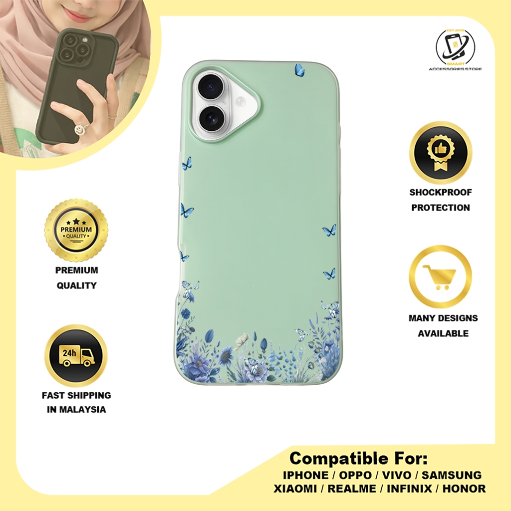 JELLY CASE PHONE FOR IPHONE - DESIGN BUTTERFLY C