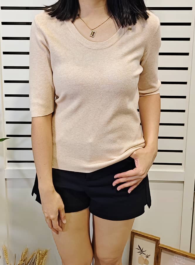 S659 U Neck Knit Wear