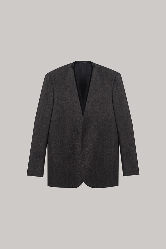 Modern V-Neck Tailored Blazer