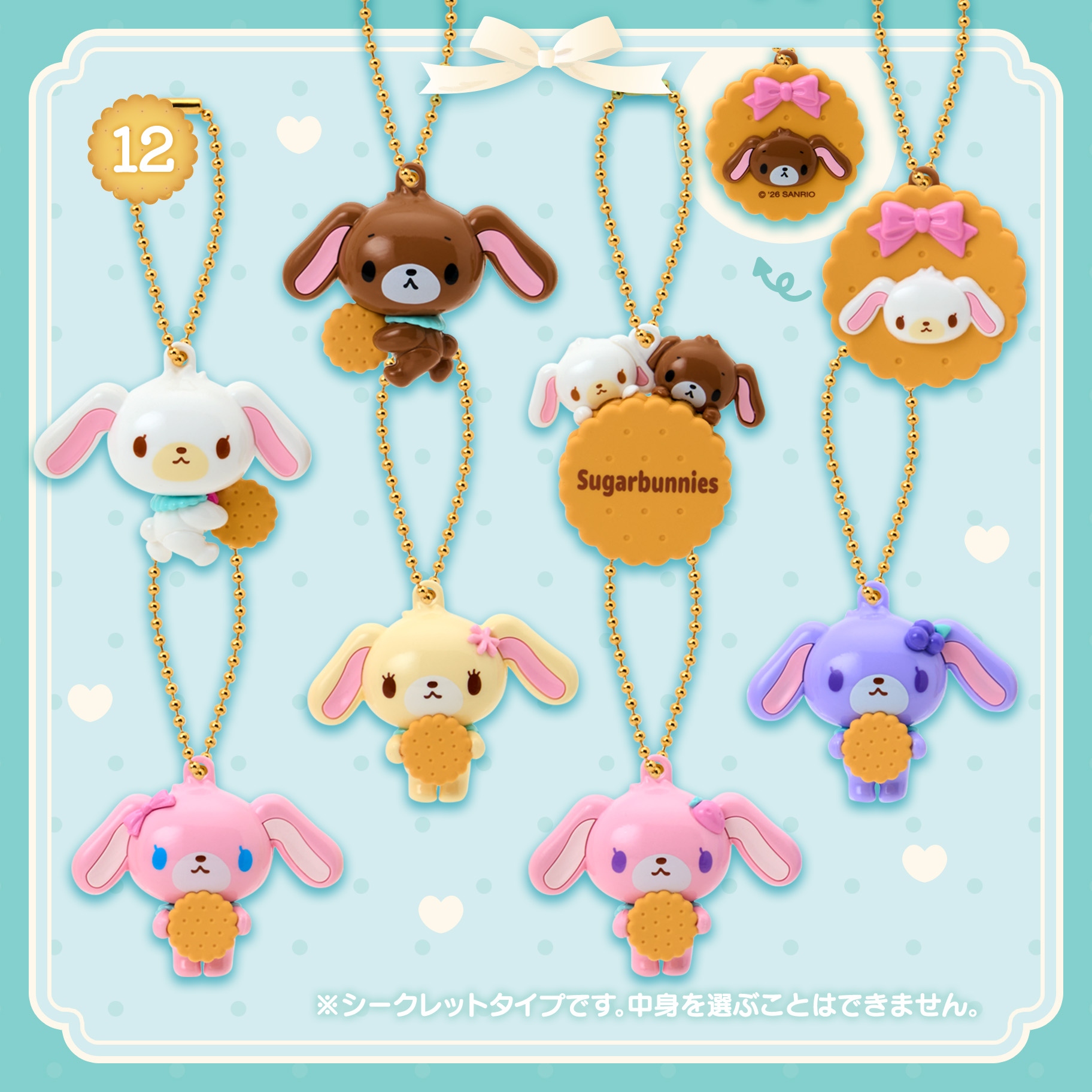 🌸 【預訂】Sugarbunnies Biscuit Series-No.10-Charm(隨機)