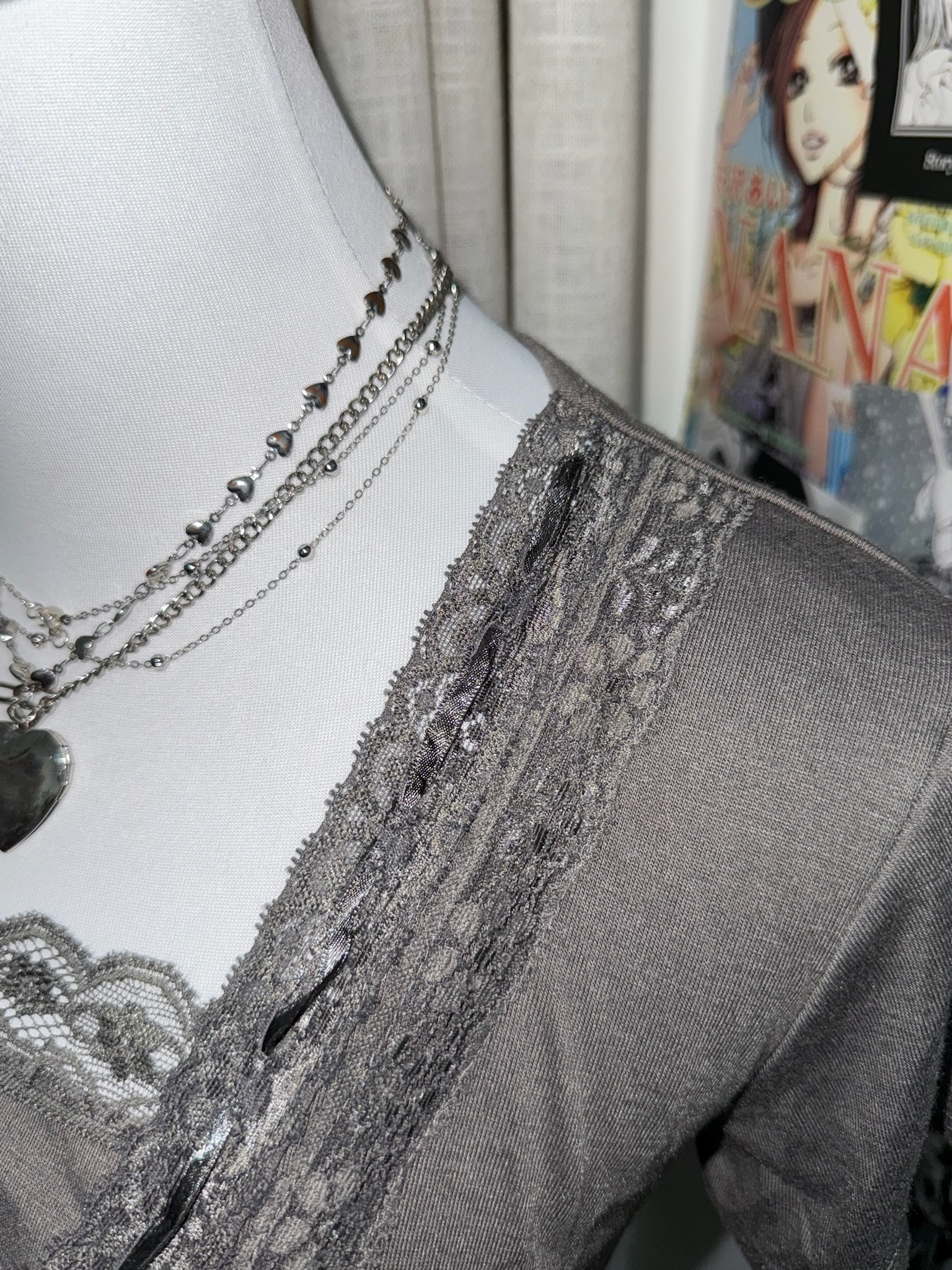 Fairy Grunge Earth Tone Lace Cami-Overlay