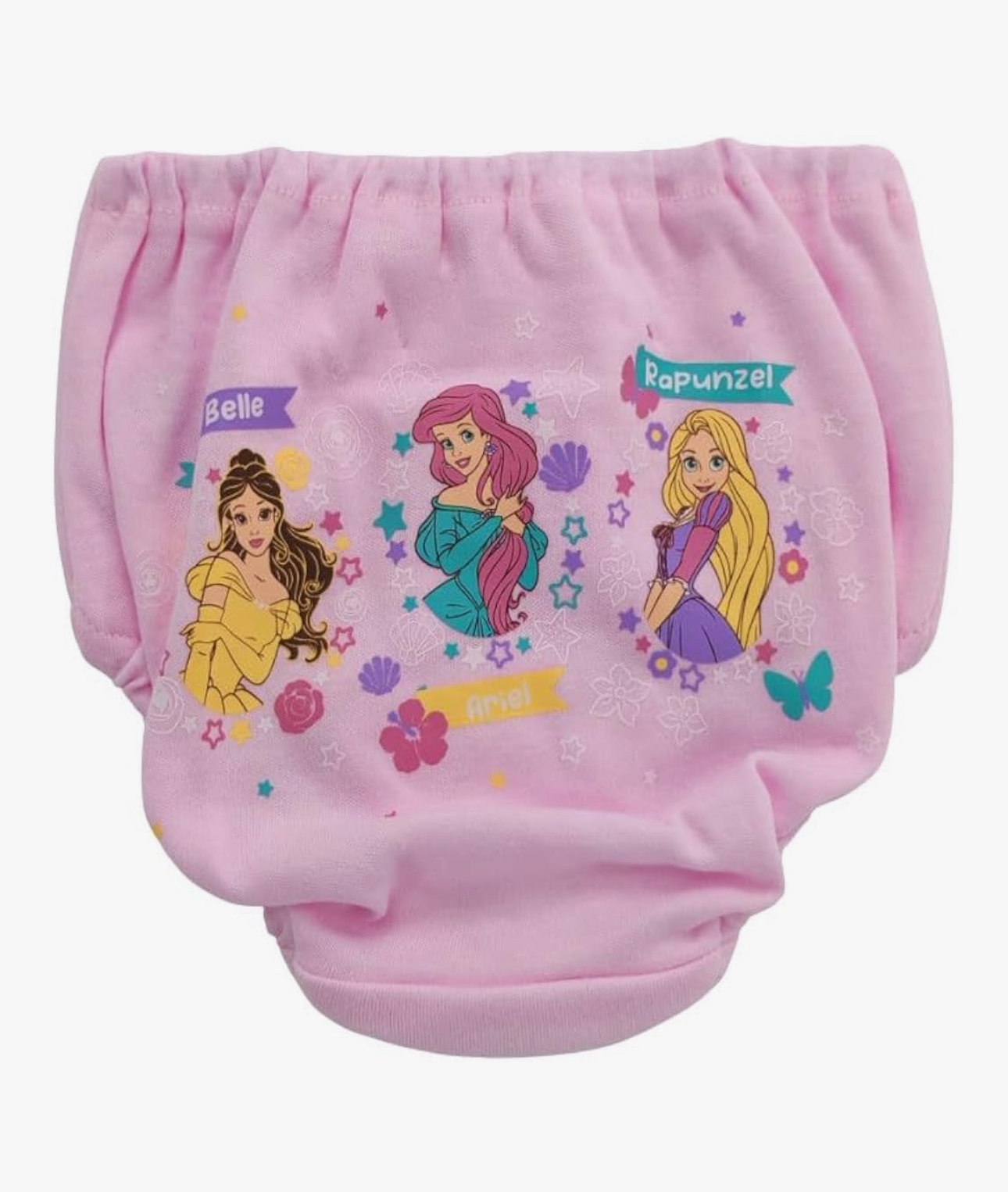 🇯🇵預訂 日本直送🇯🇵Disney公主滿印絲帶女童內褲三件套裝