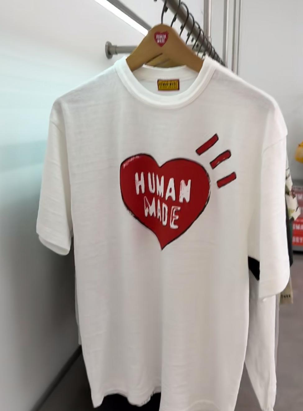 Human made GRAPHIC T-SHIRT White/ black Size S-3xl