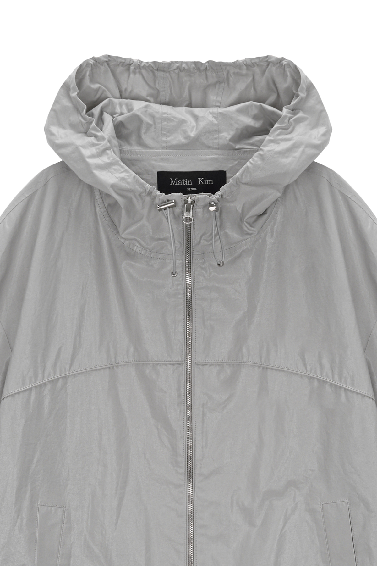Matin kim MATIN HIGH NECK COATING HOODY JUMPER FOR MEN IN