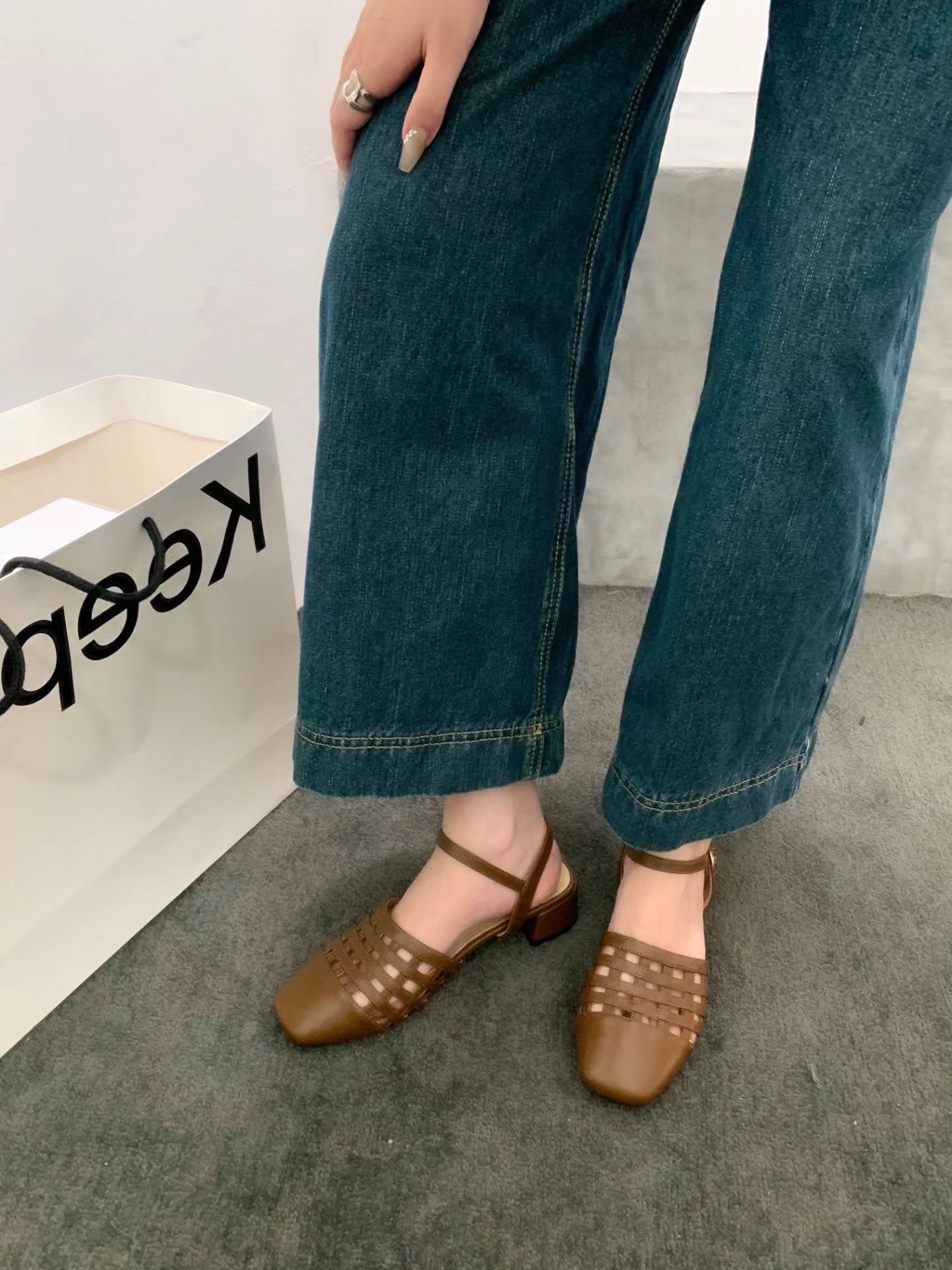 666 法式复古编织凉鞋 🇨🇳