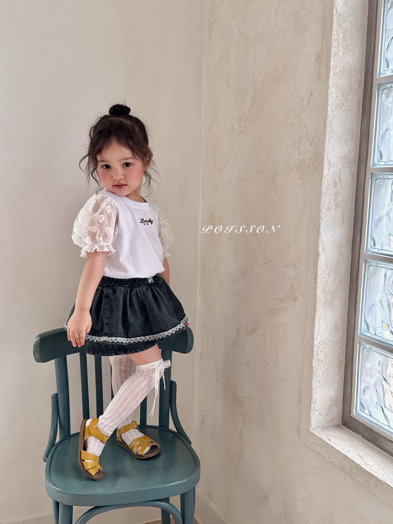 Lace 心心 Top