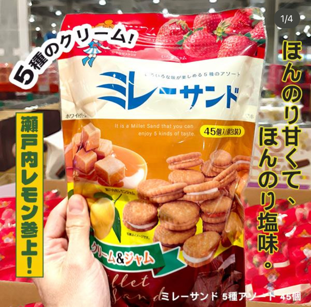 日本Costco小圓餅夾心綜合5口味 -