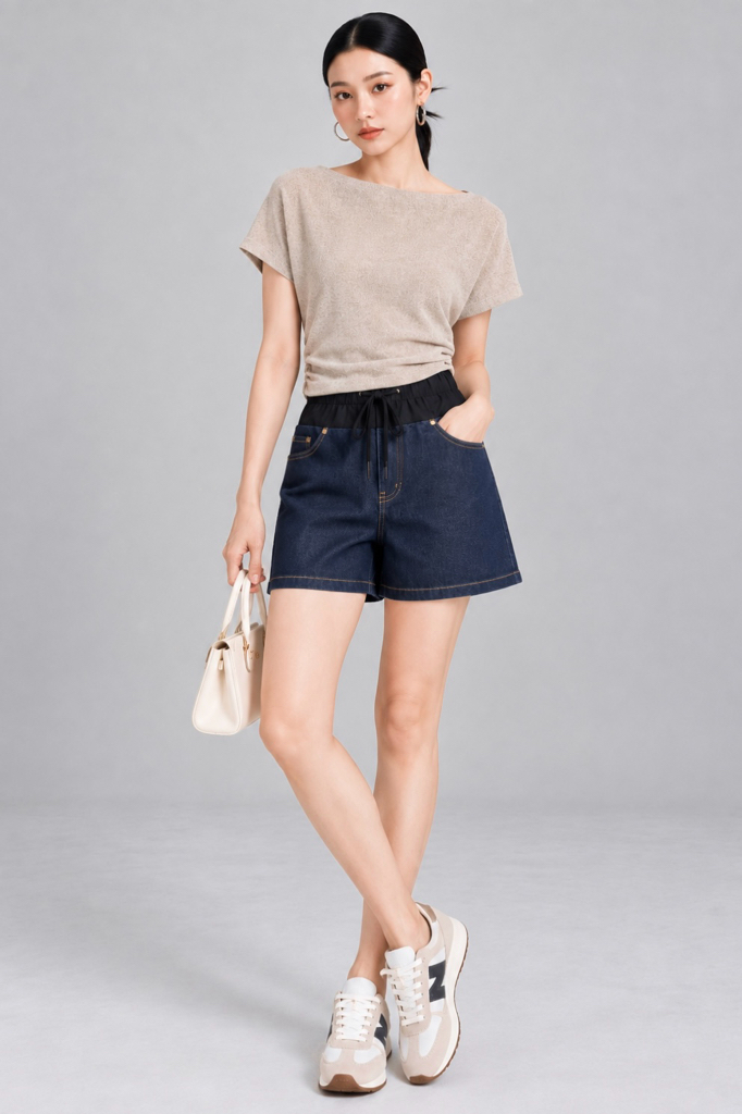 30890-1 Classic Minimalist Short Sleeve Top