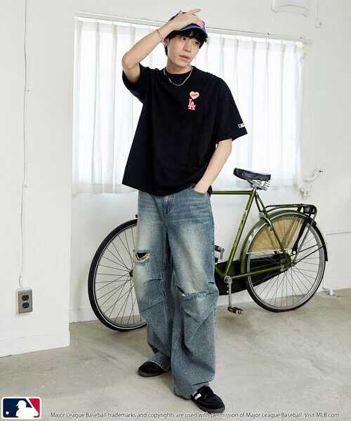 預訂 2026年夏季新品✨MLB愛心logo短袖Tee [貨號26A316]