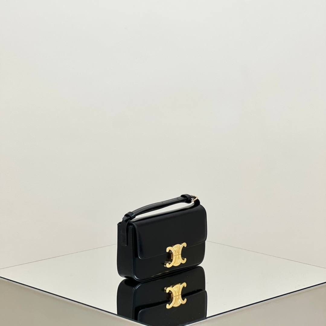 🔥大货实拍图 𝗖𝗘𝗟𝗜𝗡𝗘 ♥ 𝗧𝗥𝗜𝗢𝗠𝗣𝗛𝗘 𝗦𝗛𝗢𝗨𝗟𝗗𝗘𝗥 𝗕𝗔𝗚 型号：194143 尺寸：20*10*4cm