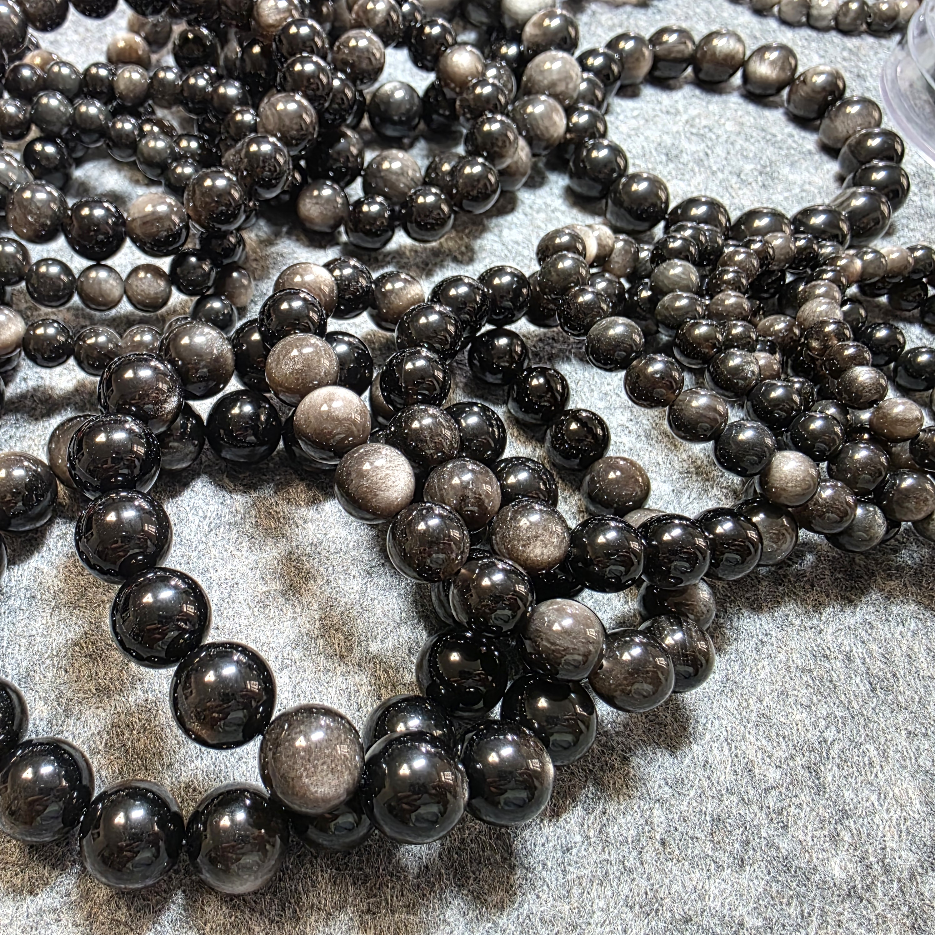 黑銀曜石手串(Obsidian)