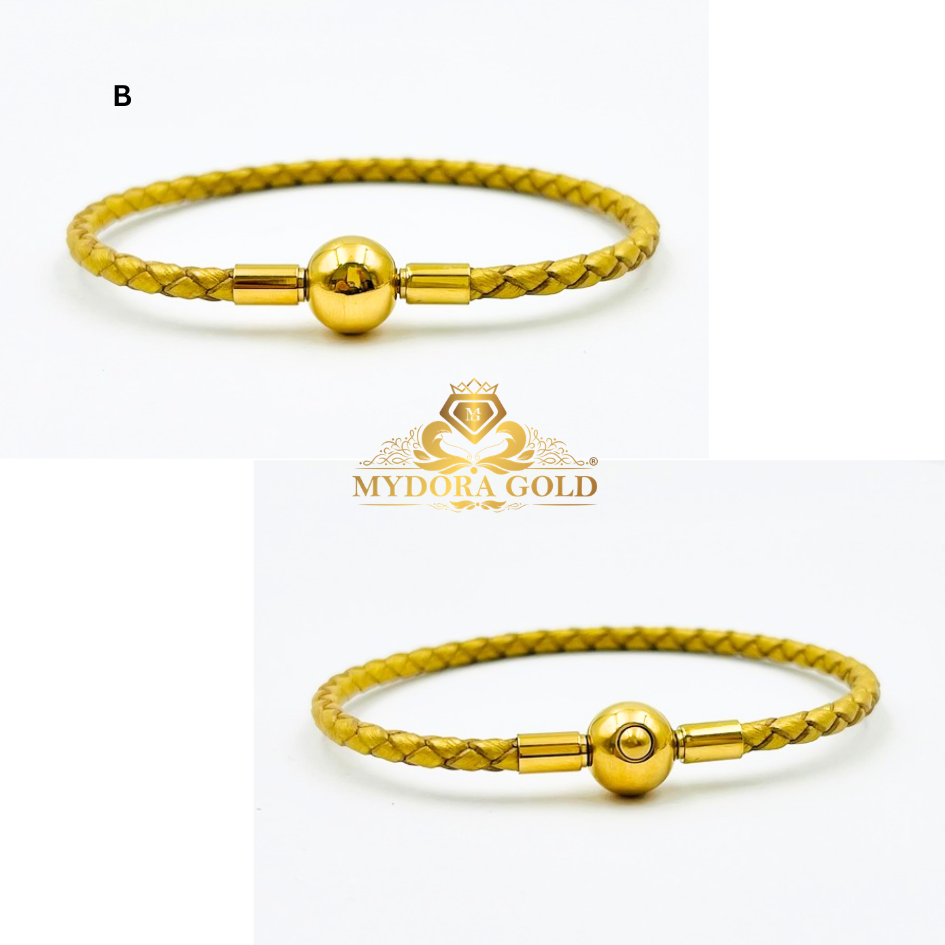 MYDORA Clip Clip Leather Bracelet