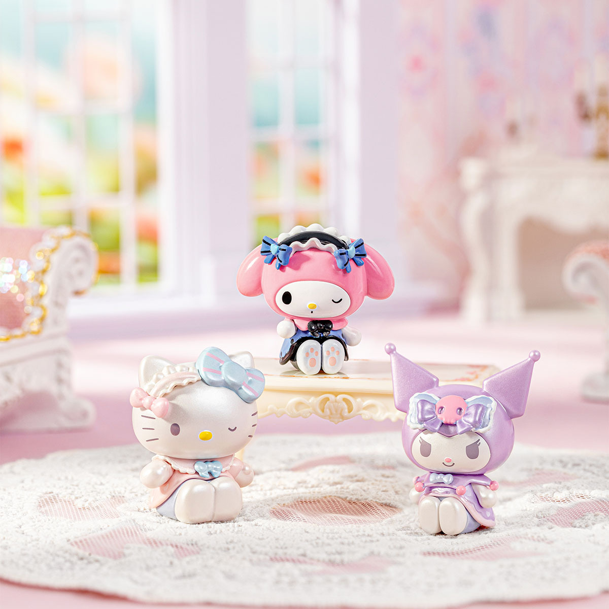 [Sanrio] 甜美蕾絲女孩系列 Moetch 豆豆公仔 (日語/英語) | 1件