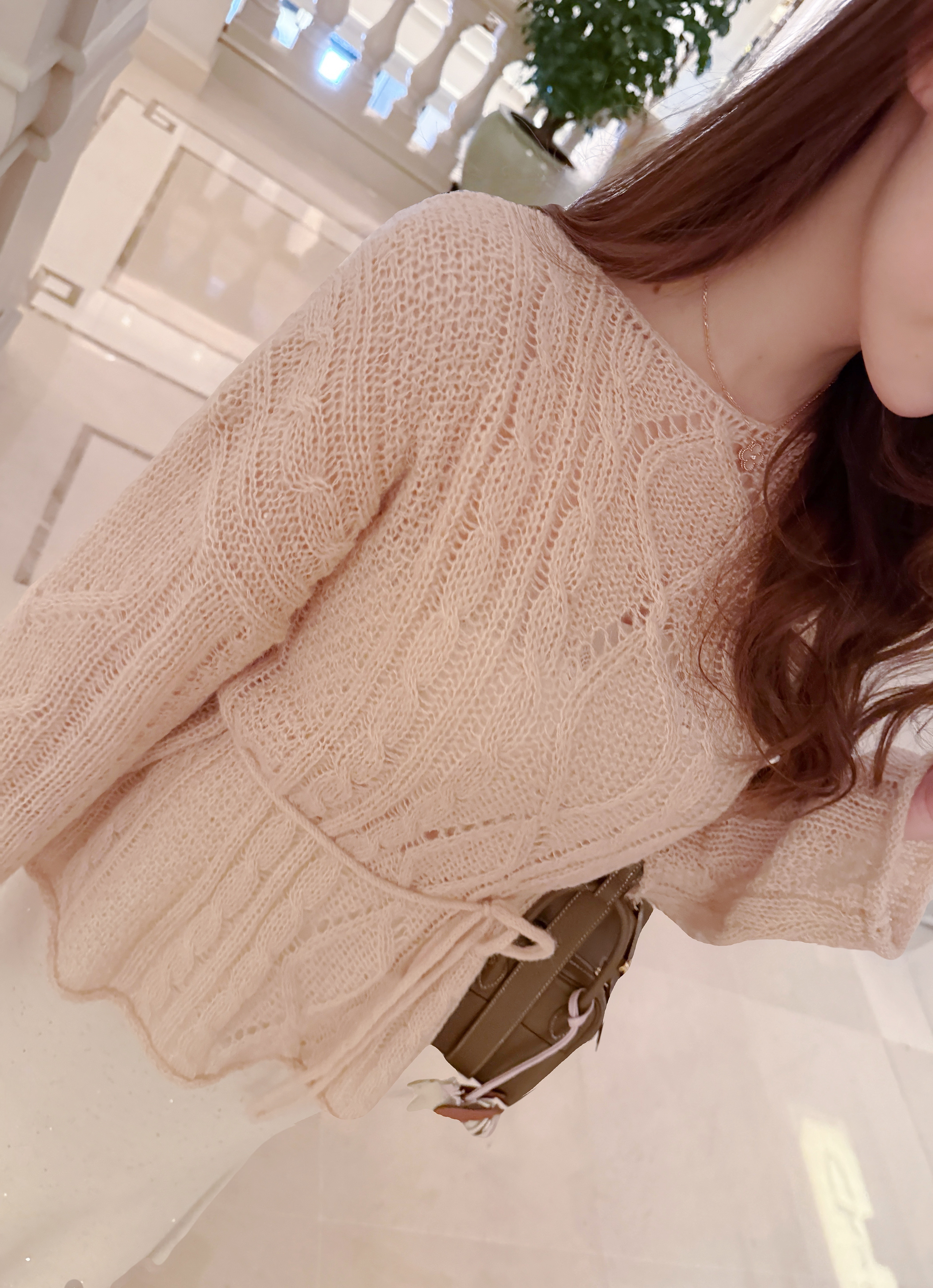 麻花長款knit top (配同色收腰帶）✨*SPECIAL PRICE*