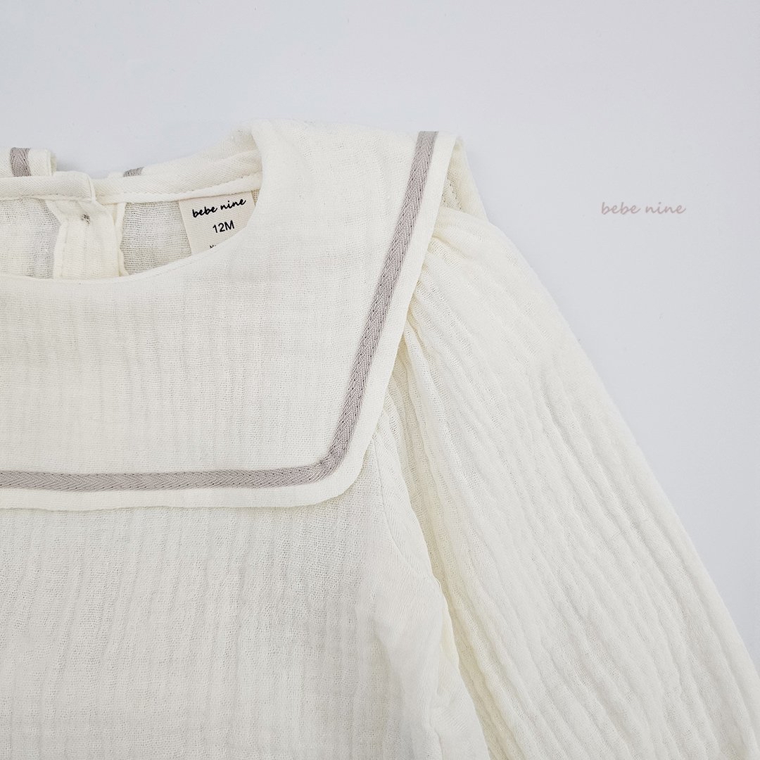 🌸預訂 韓國直送🌸🇰🇷Bebenine三色方型水手領上衣燈籠褲套裝