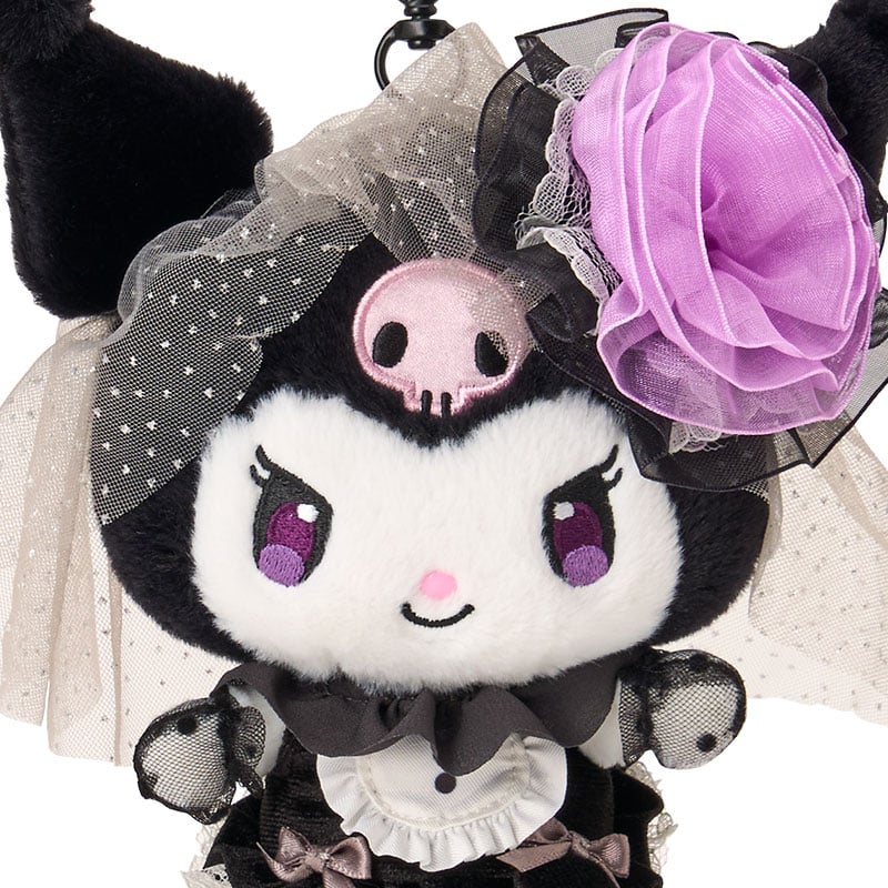 現貨｜Sanrio Kuromi 黑色時尚造型系列 日版 毛公仔 吊飾 掛件 (59451-2)