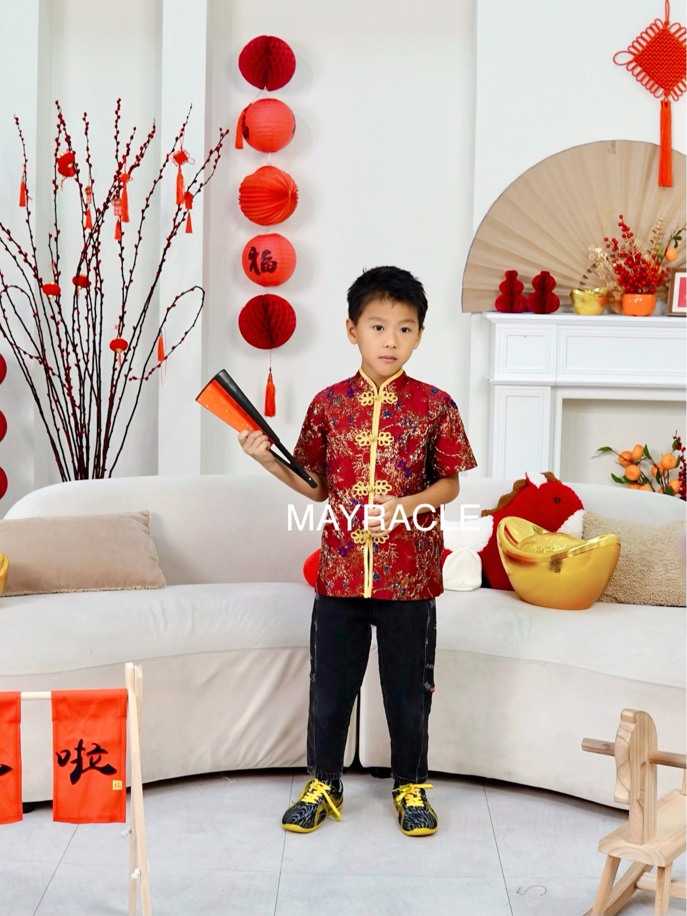 [PRE-ORDER] CNY 2027 Ji (吉) Boy Shirt