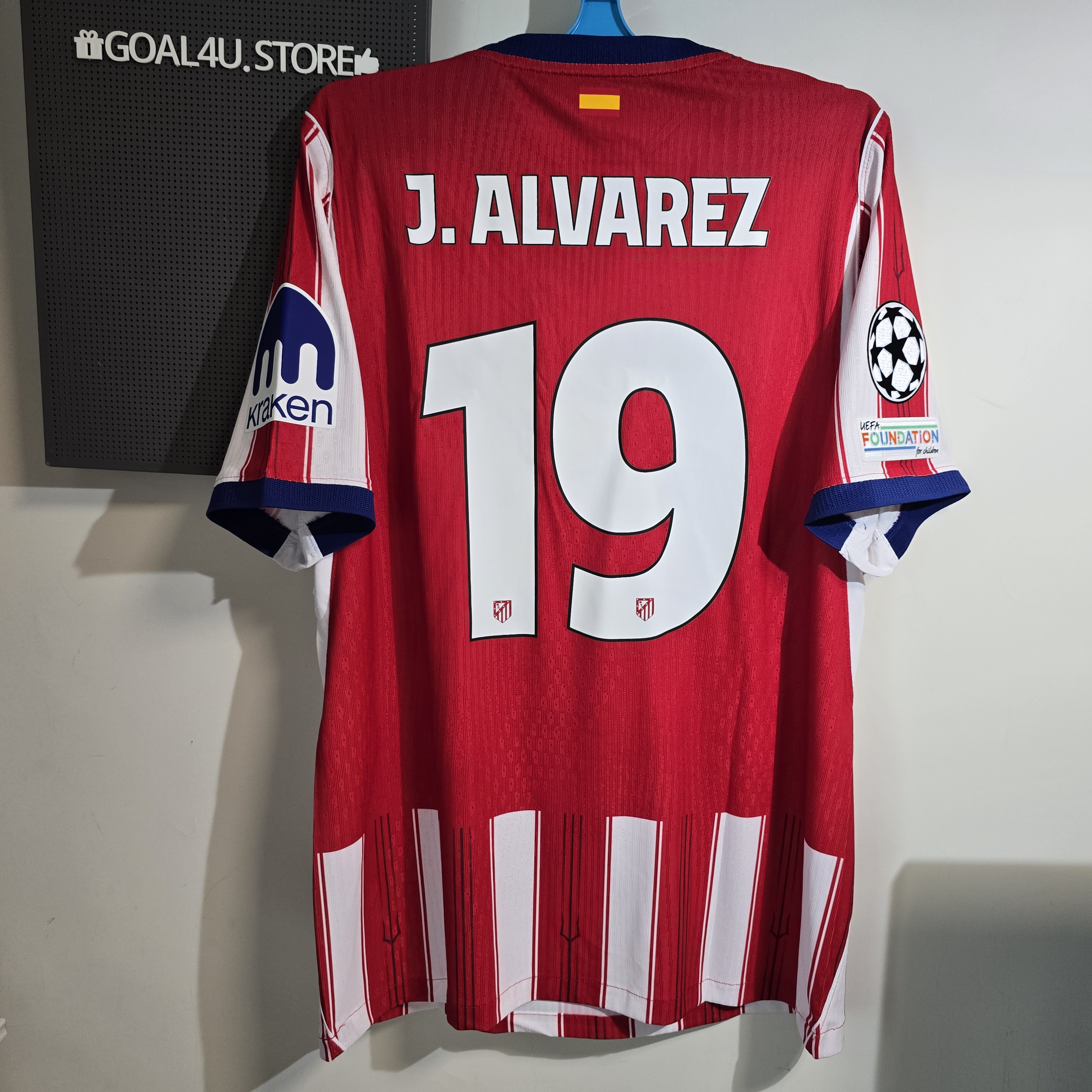 Nike Atletico Madrid 馬德里體育會 2026-27 主場球員版球衣 (可加印字章) II2740