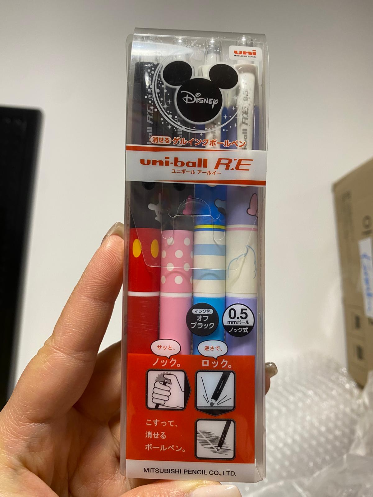 uni-ball迪士尼可擦原子筆