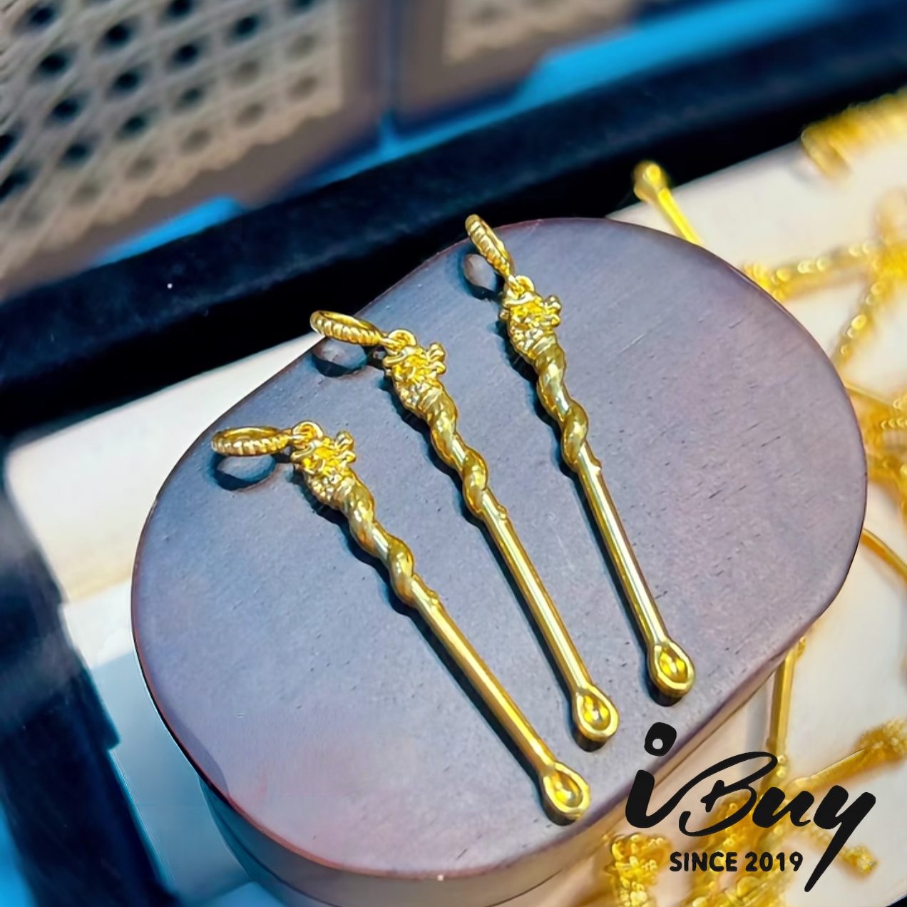 916 GOLD DRAGON SPIRAL EAR PICK 999 金 祥龙耳勺