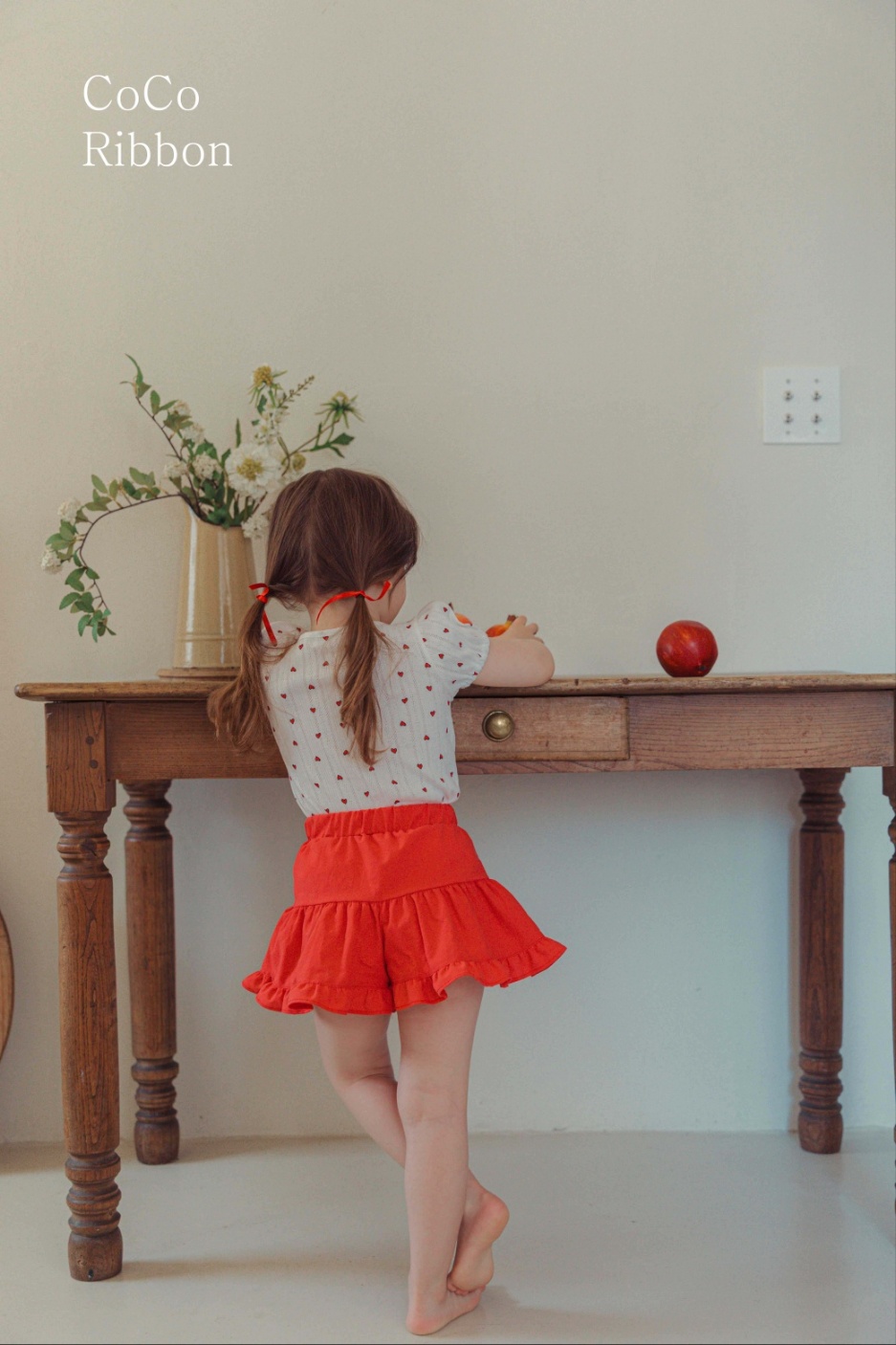 【預訂】 韓國直送 南大門童裝 心心圖案上衣