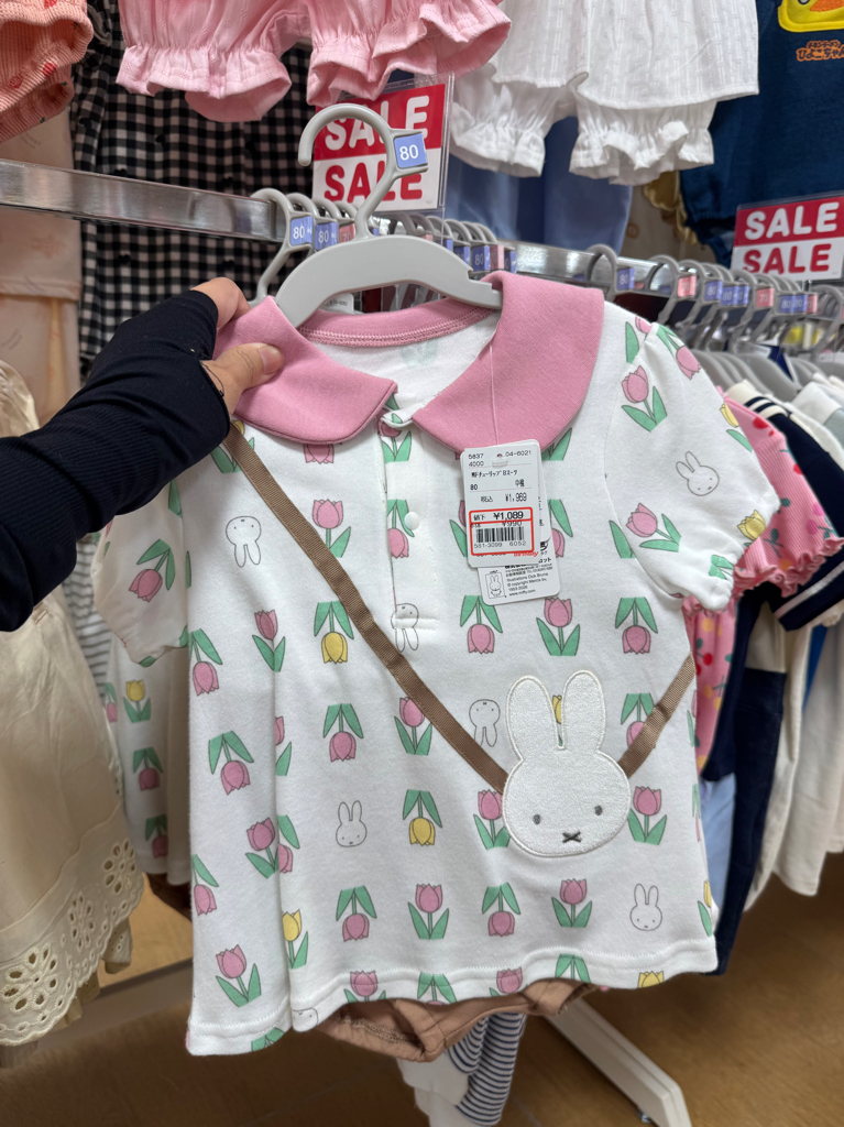 ✨連線商品需補運費✨日本 Birthday 特價 BB 連身衣 (Size 80)
