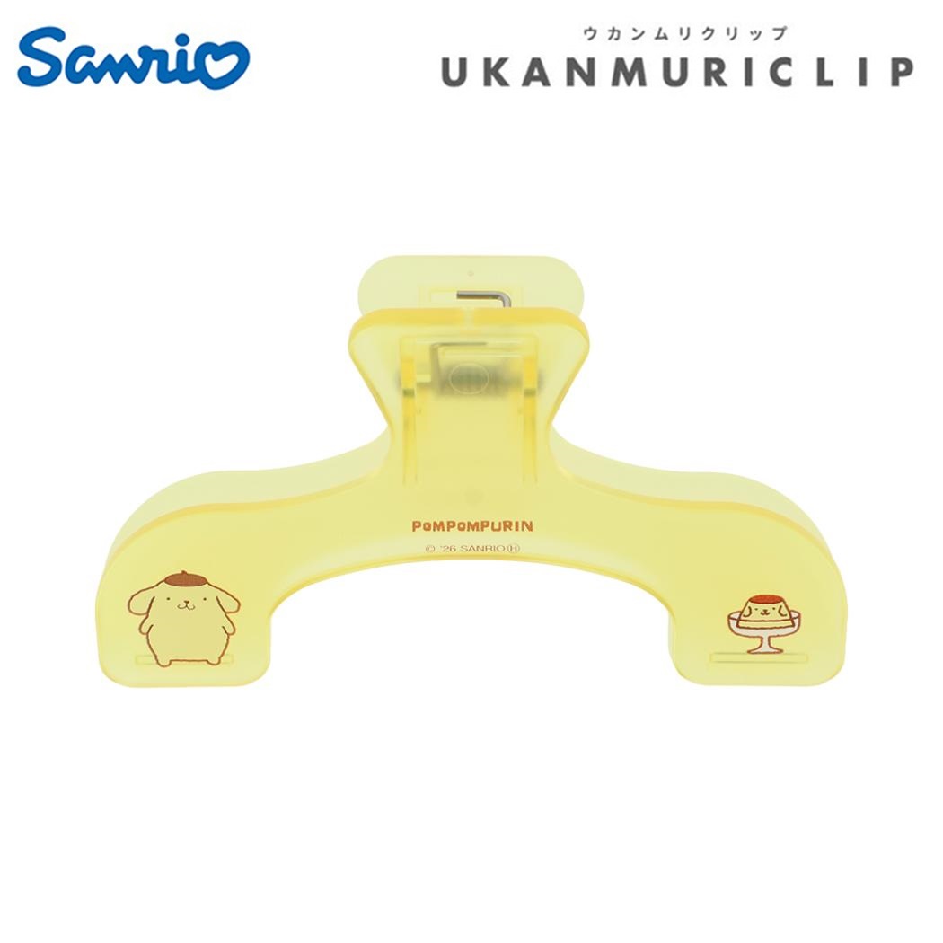 現貨｜Sanrio Pompompurin 布甸狗 日版 Sun-Star Ukanmuri Clip 夾子 (S3627489)