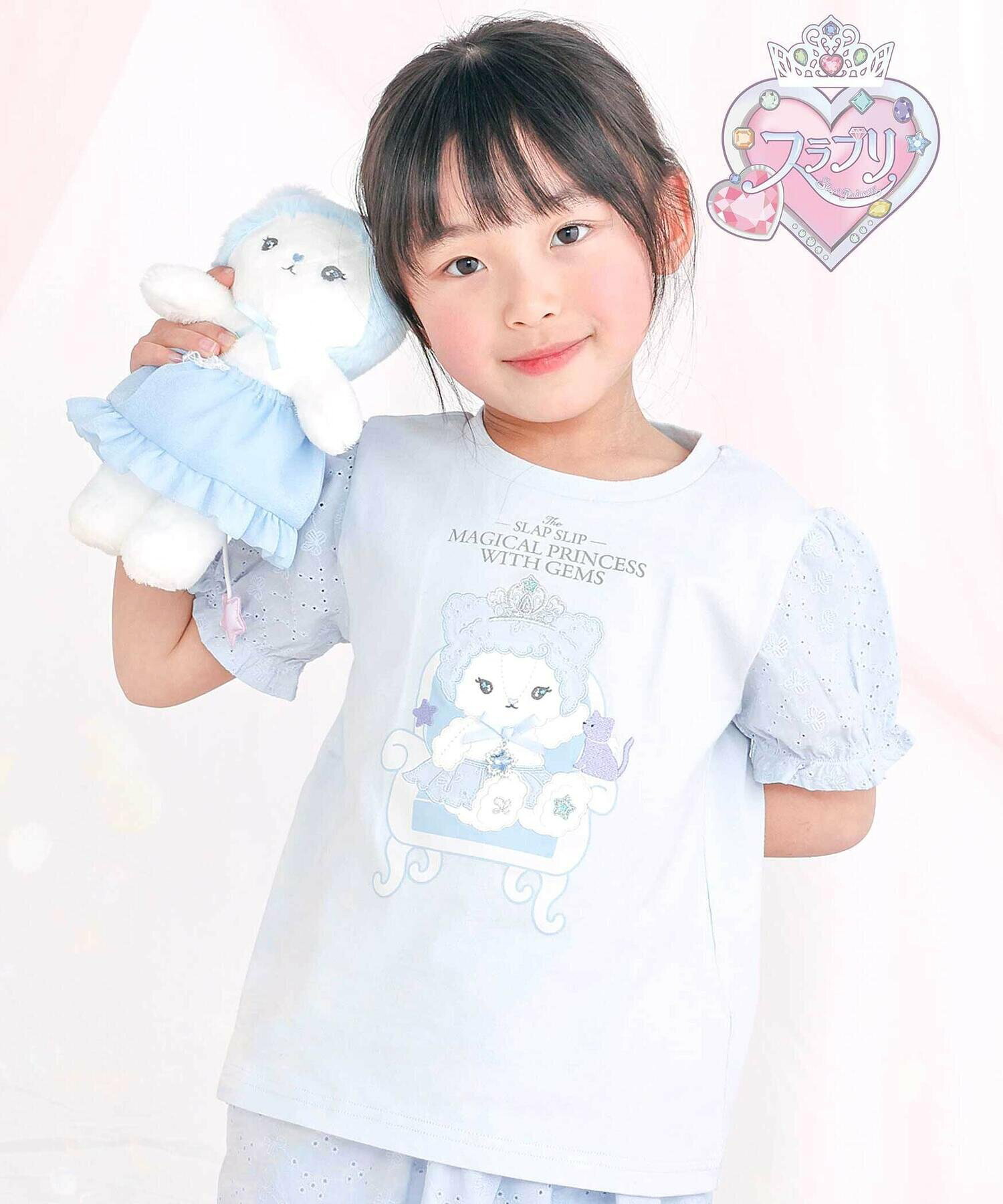 🆕【⭐訂購⭐】🇯🇵日本直送 🌀刺繡貓咪公主 蕾絲泡泡袖上衣［3款選］🌀 [ELFA-0002] [260630]