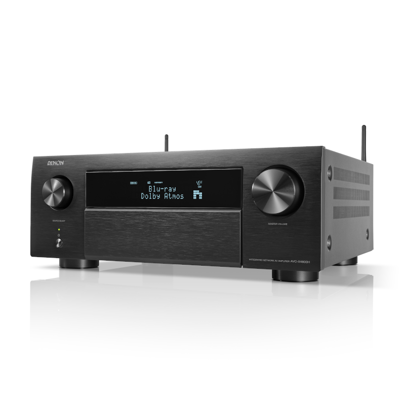 Denon AVC-X4800H 9.4 Ch. 200W 8K AV Receiver Powered by HEOS™