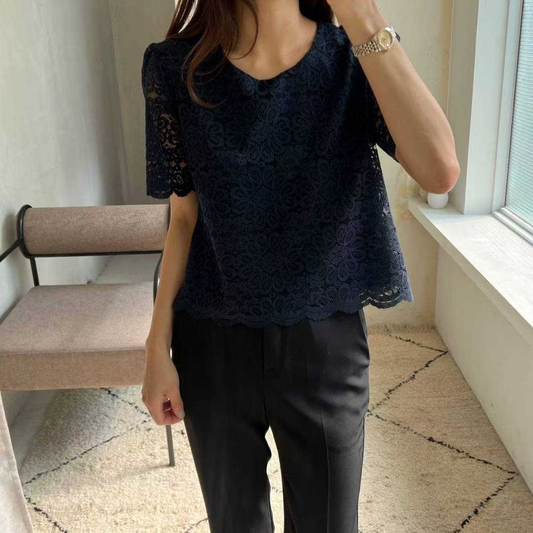 ZA002 花漾鏤空蕾絲套裝