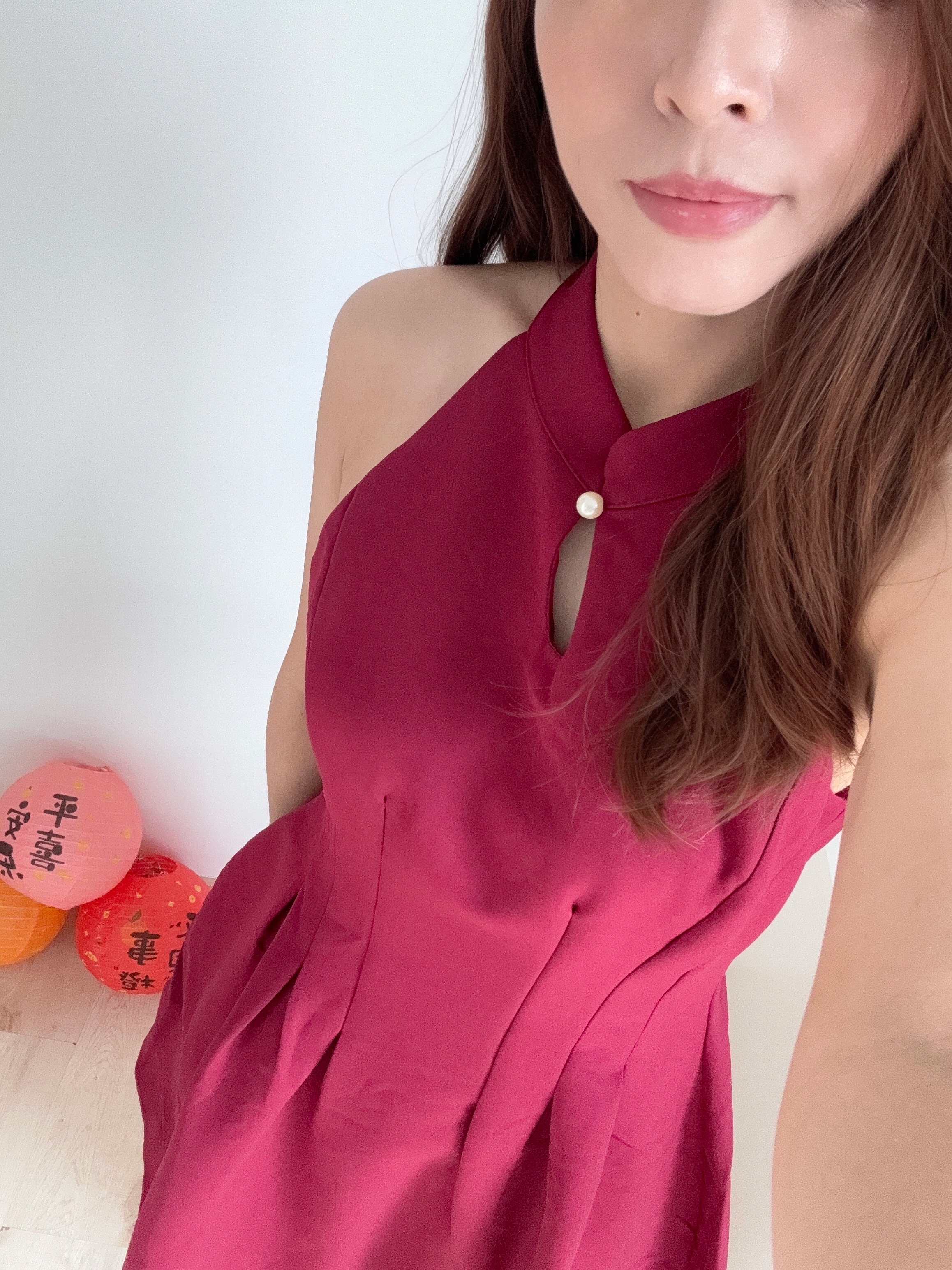 Jade Grace Halter A-Line Flare Dress锦色年华.气质简约挂脖连衣裙(3 colours)Premium Quality