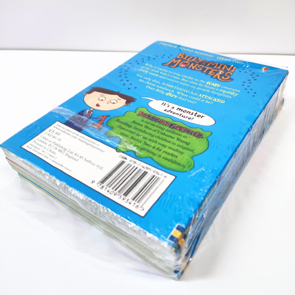 Billy and the Mini Monsters 8 books 點讀版比利和小怪物的故事8冊橋樑書 U40
