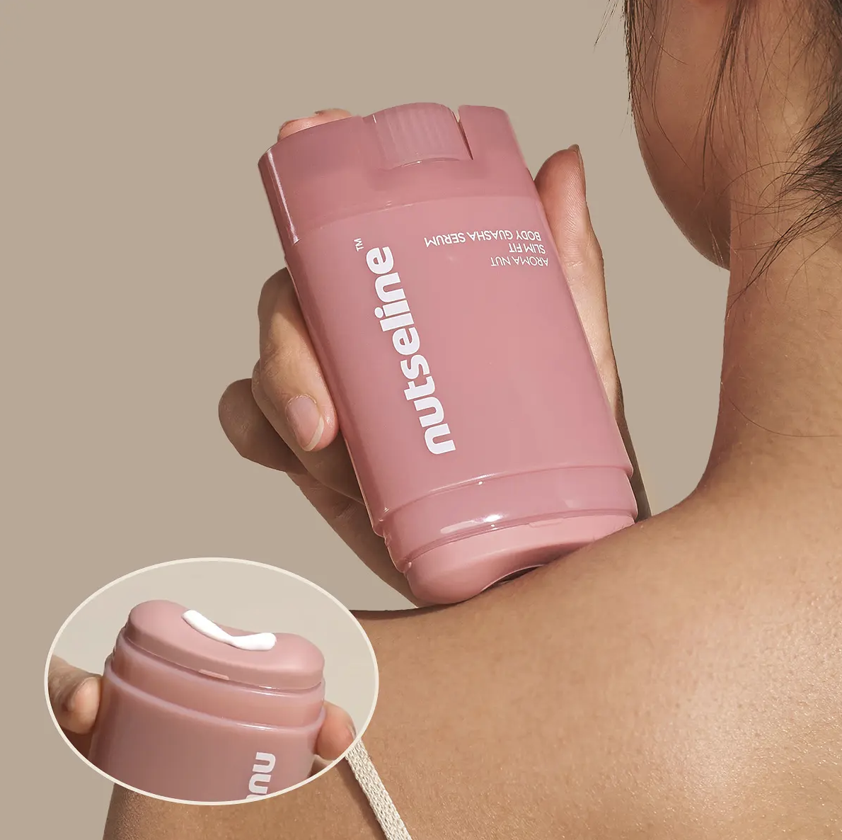 韓國 Nutseline 香氛堅果 瘦臉全身刮痧精華 60ml ｜Aroma Nut Slim Fit Body Guasha Serum