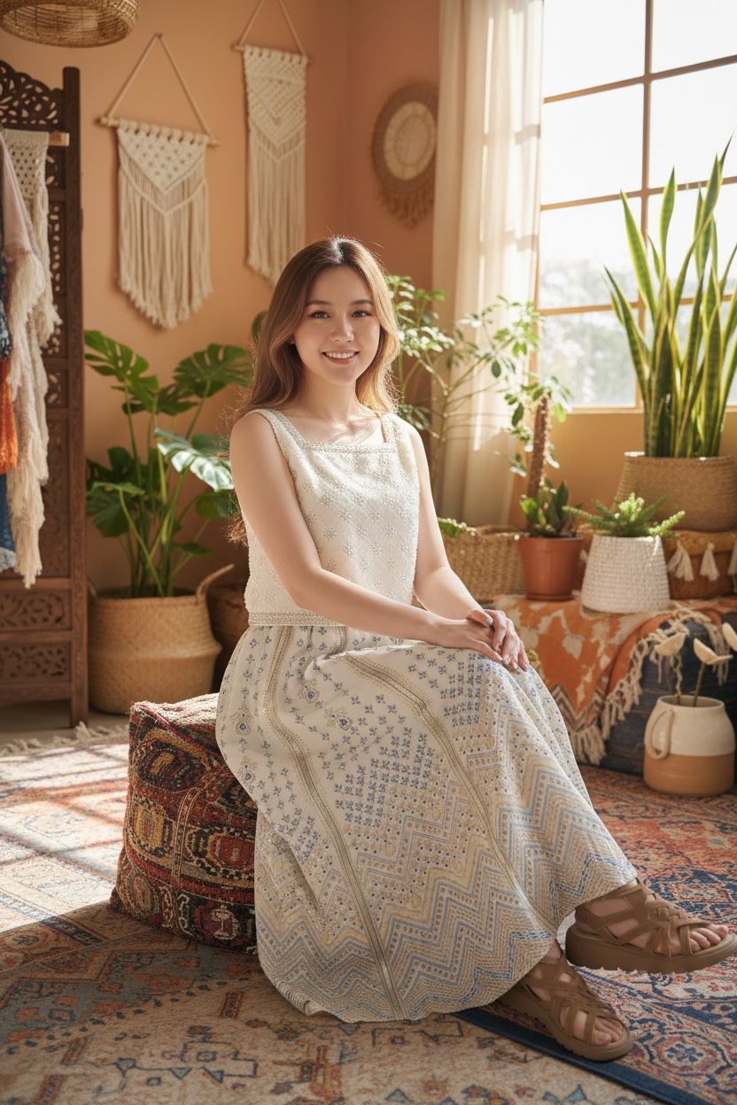 2171 Creamy White Mermaid Skirt 37"
