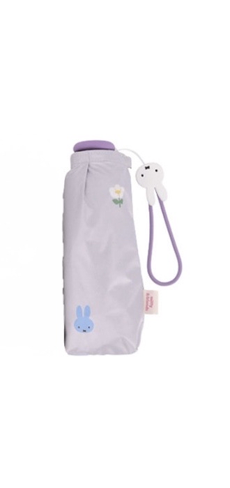 救救3小兔B行動 新登場 [韓國直送] Miffy 防UV五折縮骨傘 Lavender last one