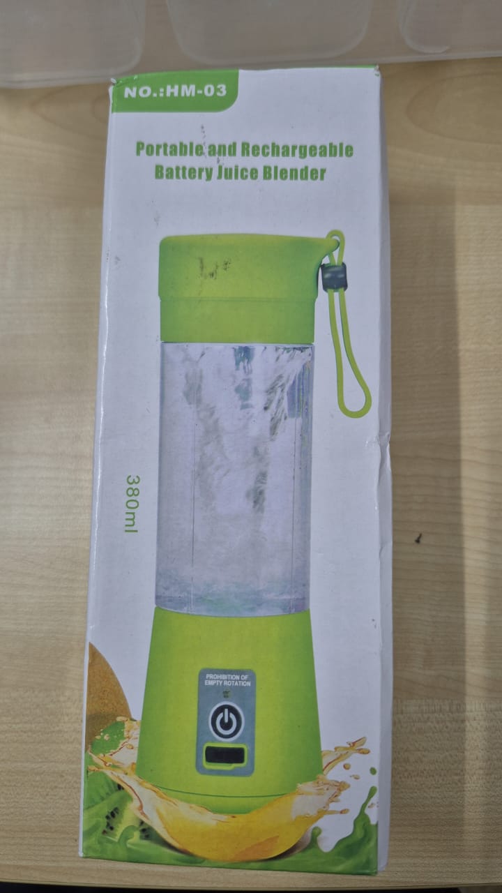 18885 CX Portable USB charging juicer cup: blue