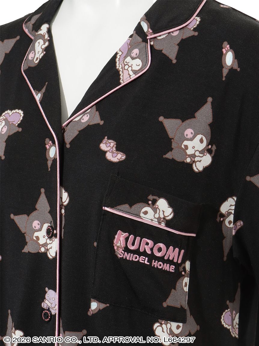 🎀【預訂】SNIDEL HOME x Kuromi 印花睡衣套裝 P